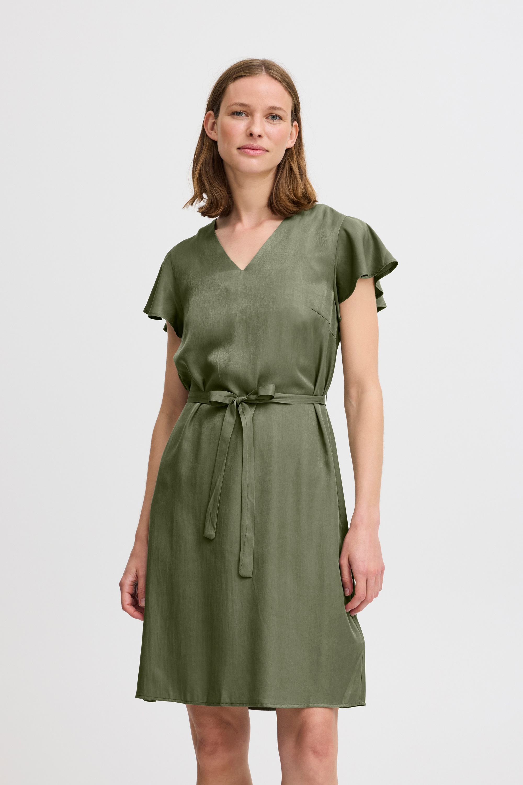 b.young Midikleid »Damen Kleid BYITILDA«