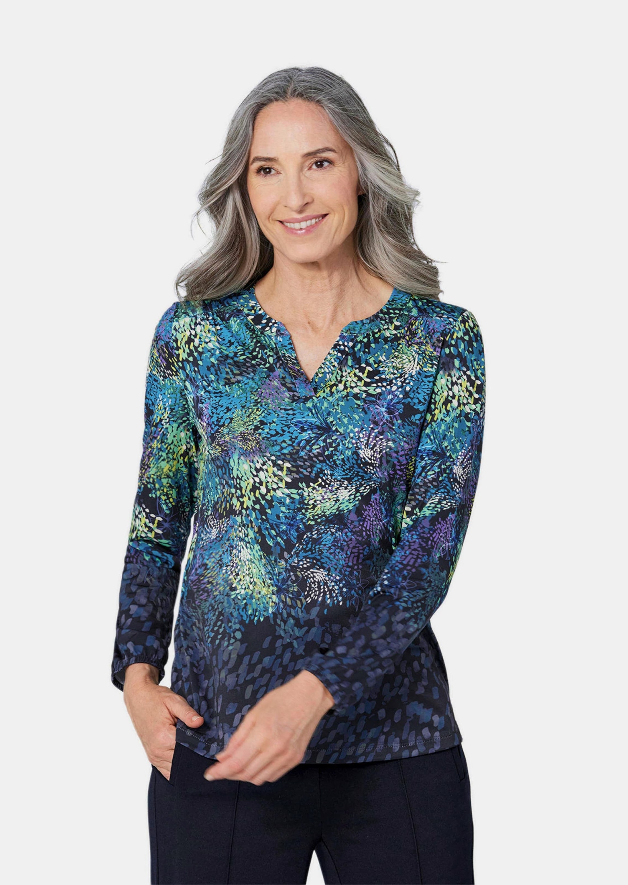 GOLDNER Tunika "Tunikabluse mit Druck" keine/nicht Relevant günstig online kaufen