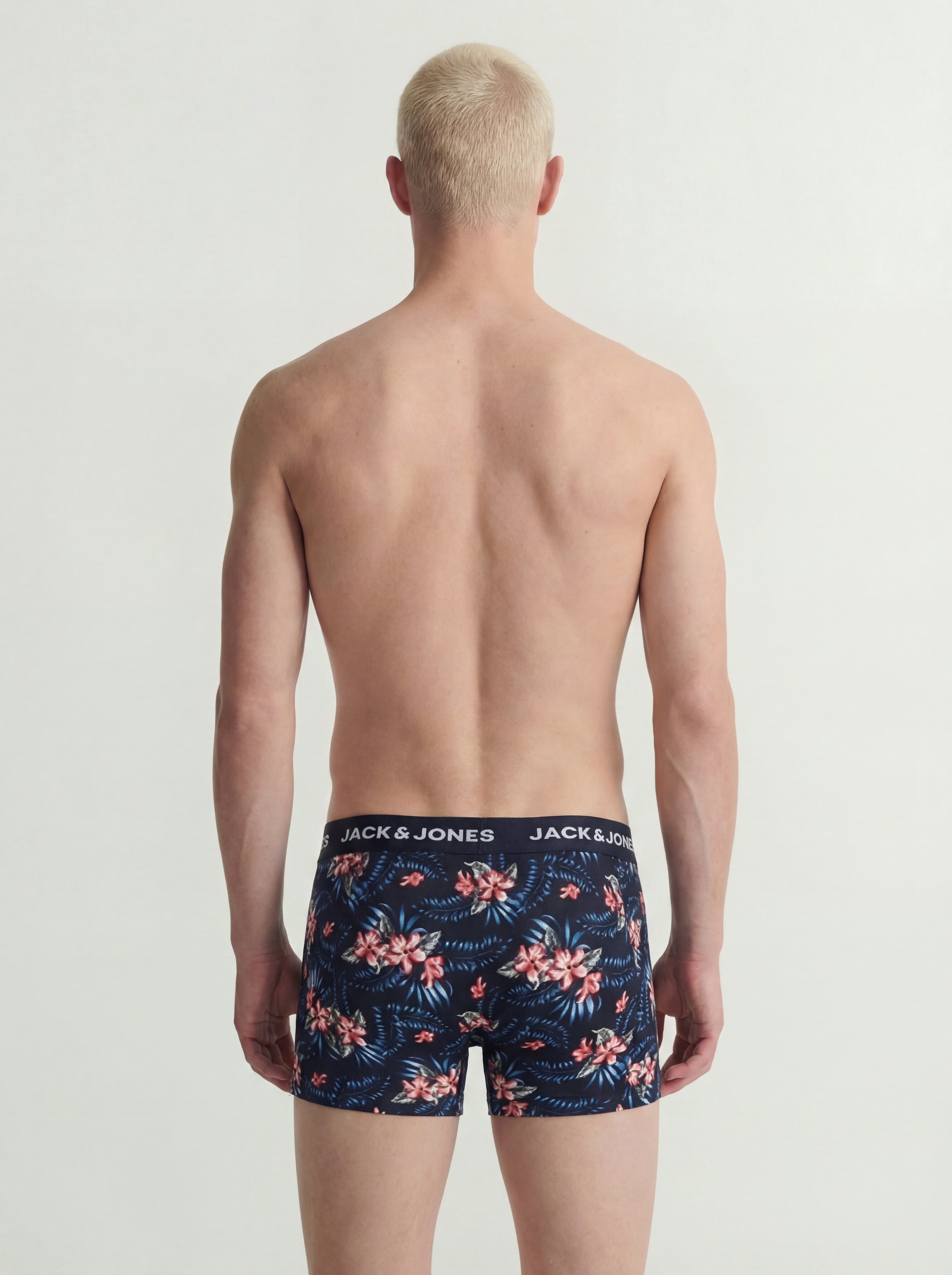 Jack & Jones Trunk »JACLAMINE FLOWER TRUNKS 3 PACK SN« Packung, 3 Stk. Baumwollmischung, elastischer Bund