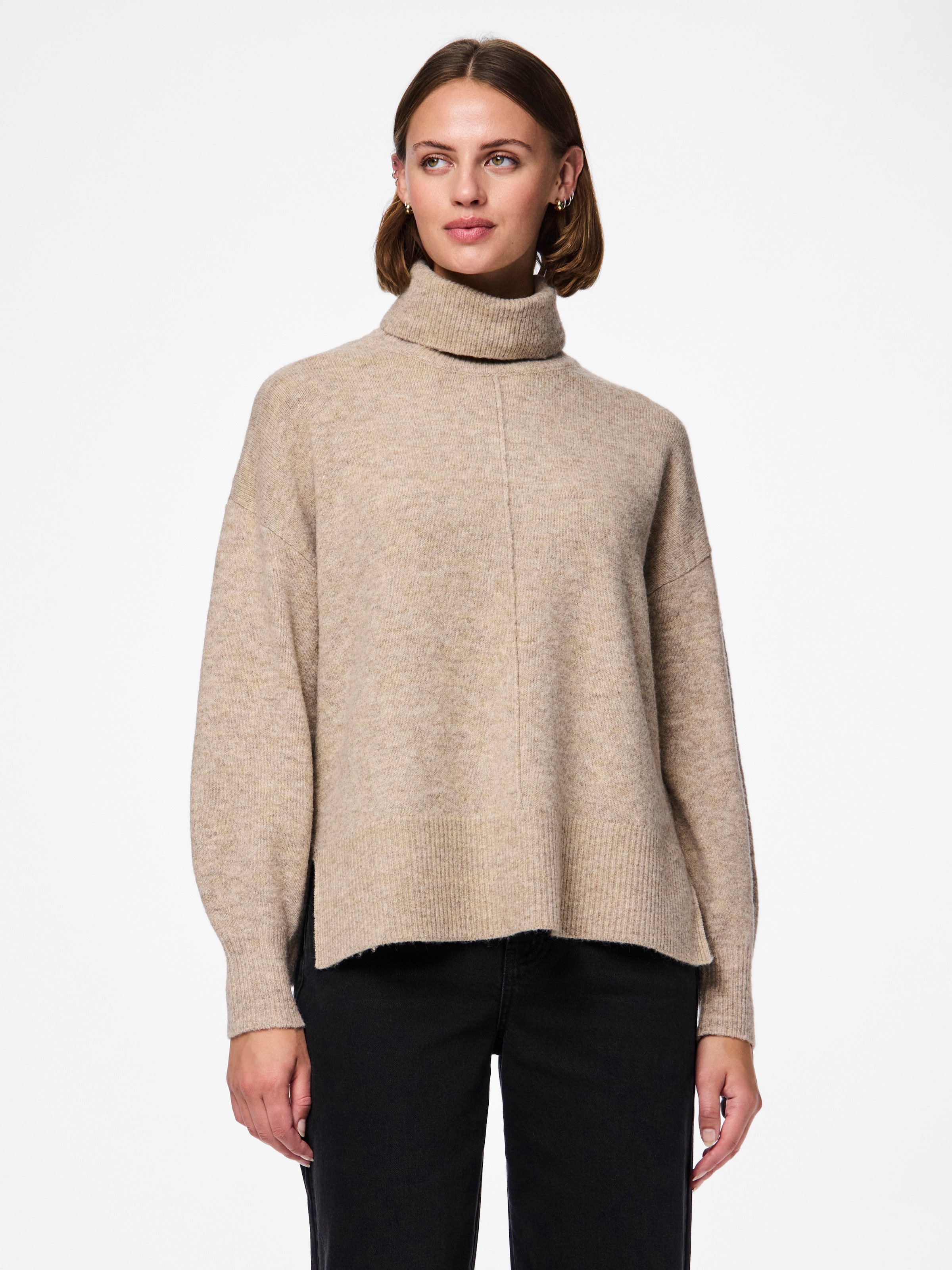 pieces Rollkragenpullover PCMALOU LS ROLLNECK KNIT NOOS BC günstig online kaufen