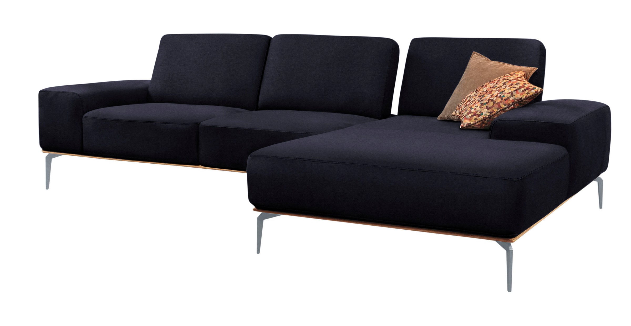 W.SCHILLIG Ecksofa "run, Designsofa mit tollem Sitzkomfort, bequem, L-Form" günstig online kaufen