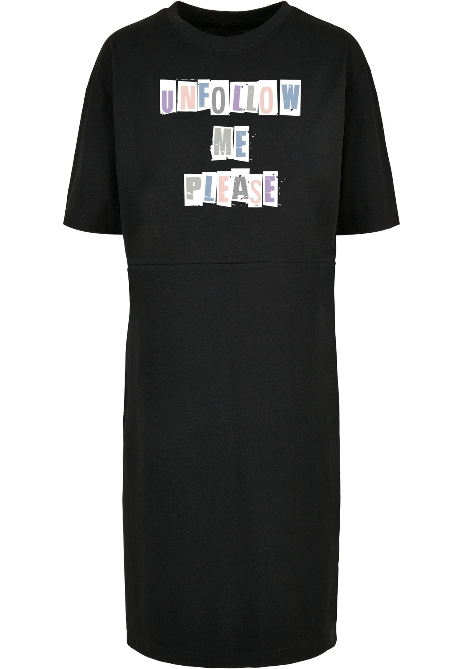 Merchcode Shirtkleid "Merchcode Damen Ladies Please Organic Oversized Slit Tee Dress", (1 tlg.)