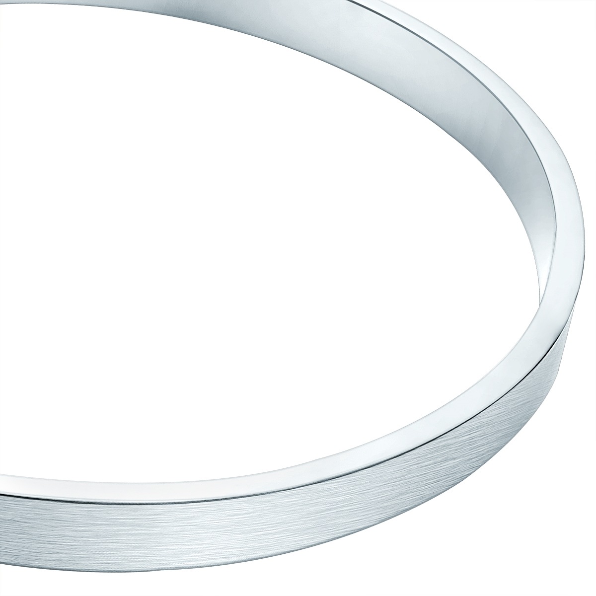 Armspange TRUE REBELS "TR19", silber, Armbänder, Herren, Edelstahl, Armspange, aus Edelstahl 2