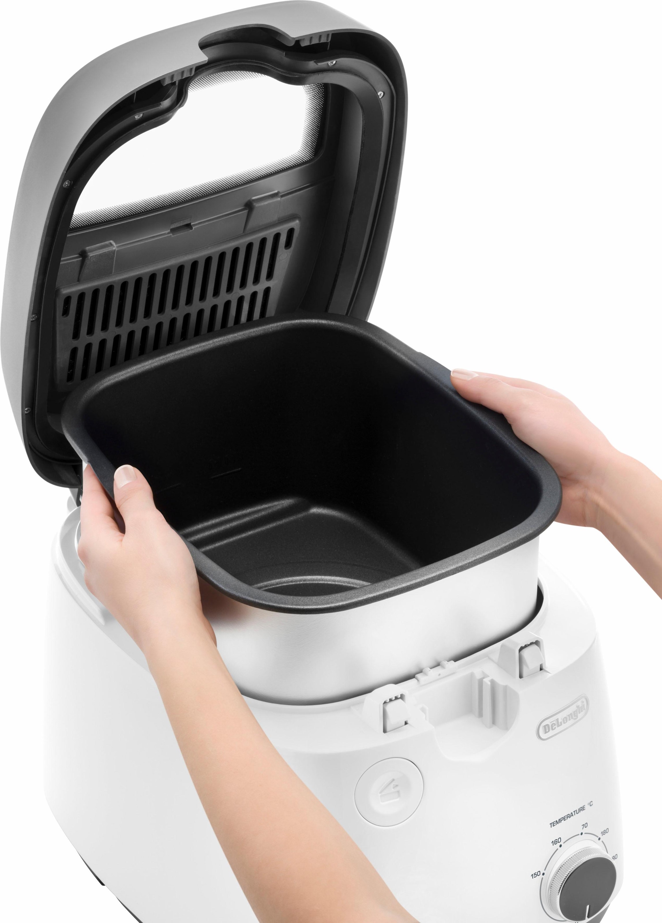 De'Longhi Fritteuse »FS6067«, 1800 W, Fassungsvermögen 2,4 l, Fassungsvermögen 1,5 kg