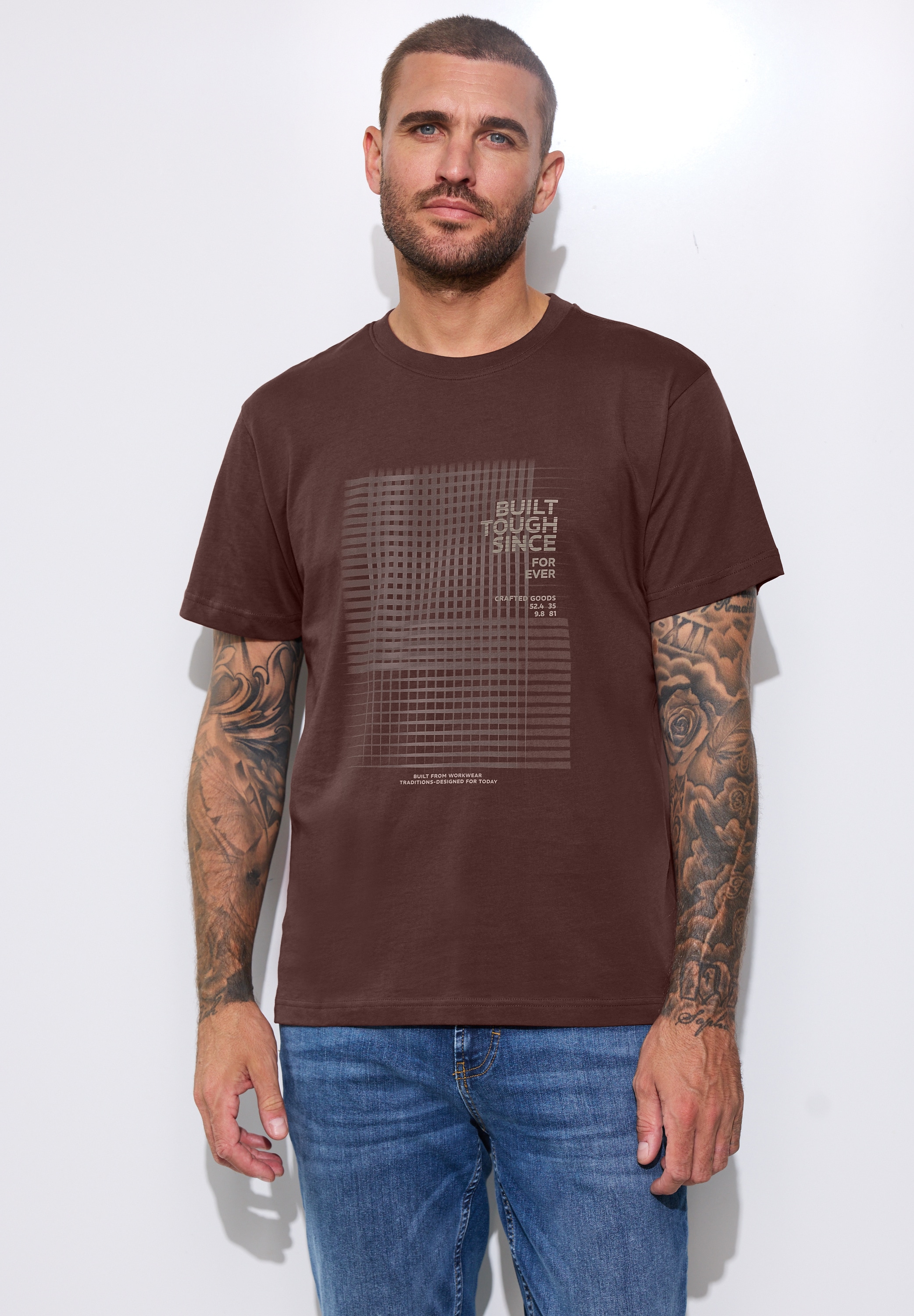 STREET ONE MEN aus reiner Baumwolle