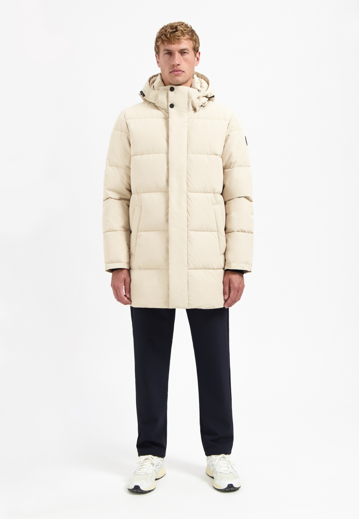 Thumbnail - NO EXCESS Parka "No Excess Langer Steppparka Jacket Long Parka Hood Padded"