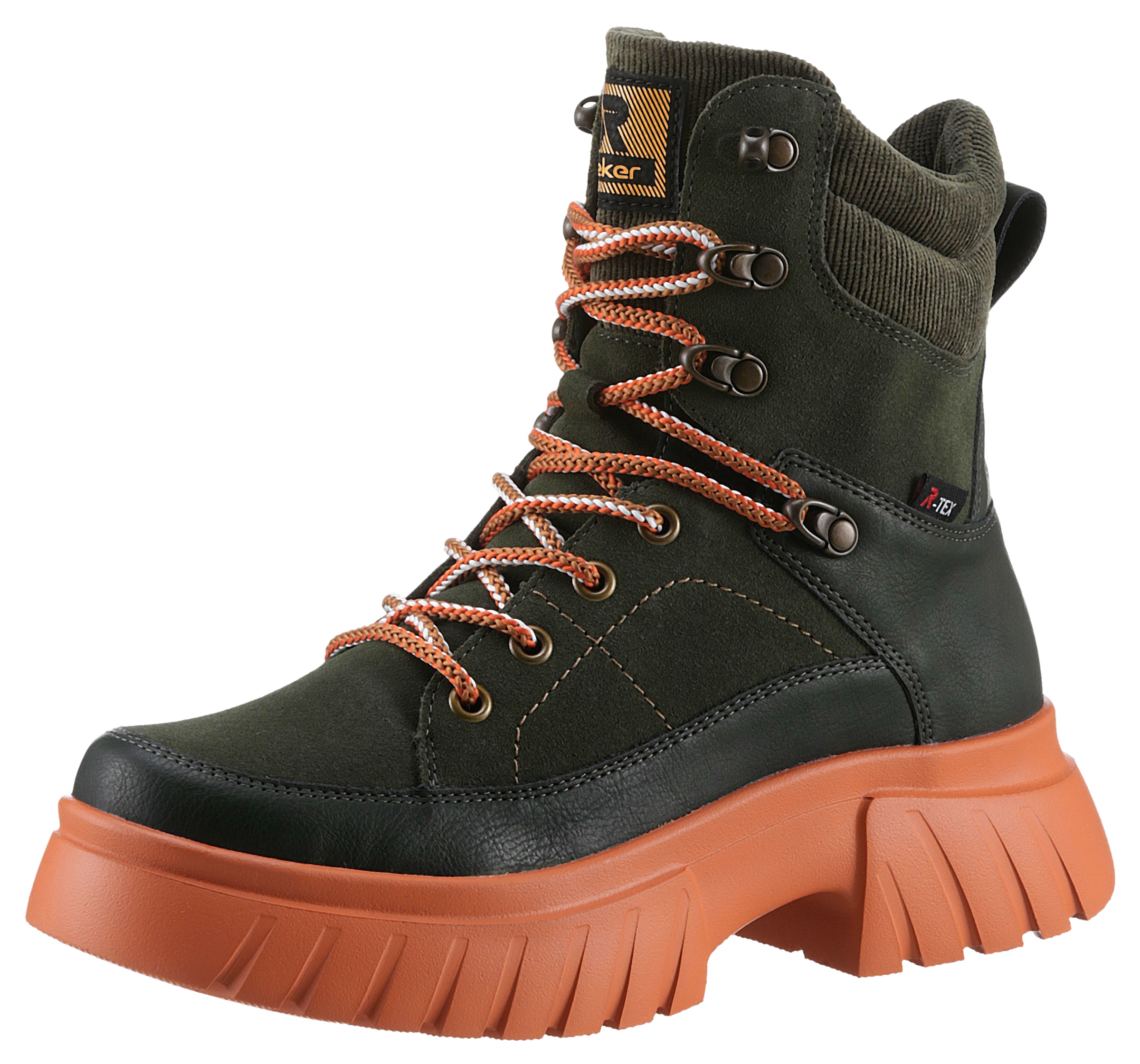 Rieker EVOLUTION Schnürboots, Outdoorboots, Winterboots mit wasserabweisender R-TEX-Membran