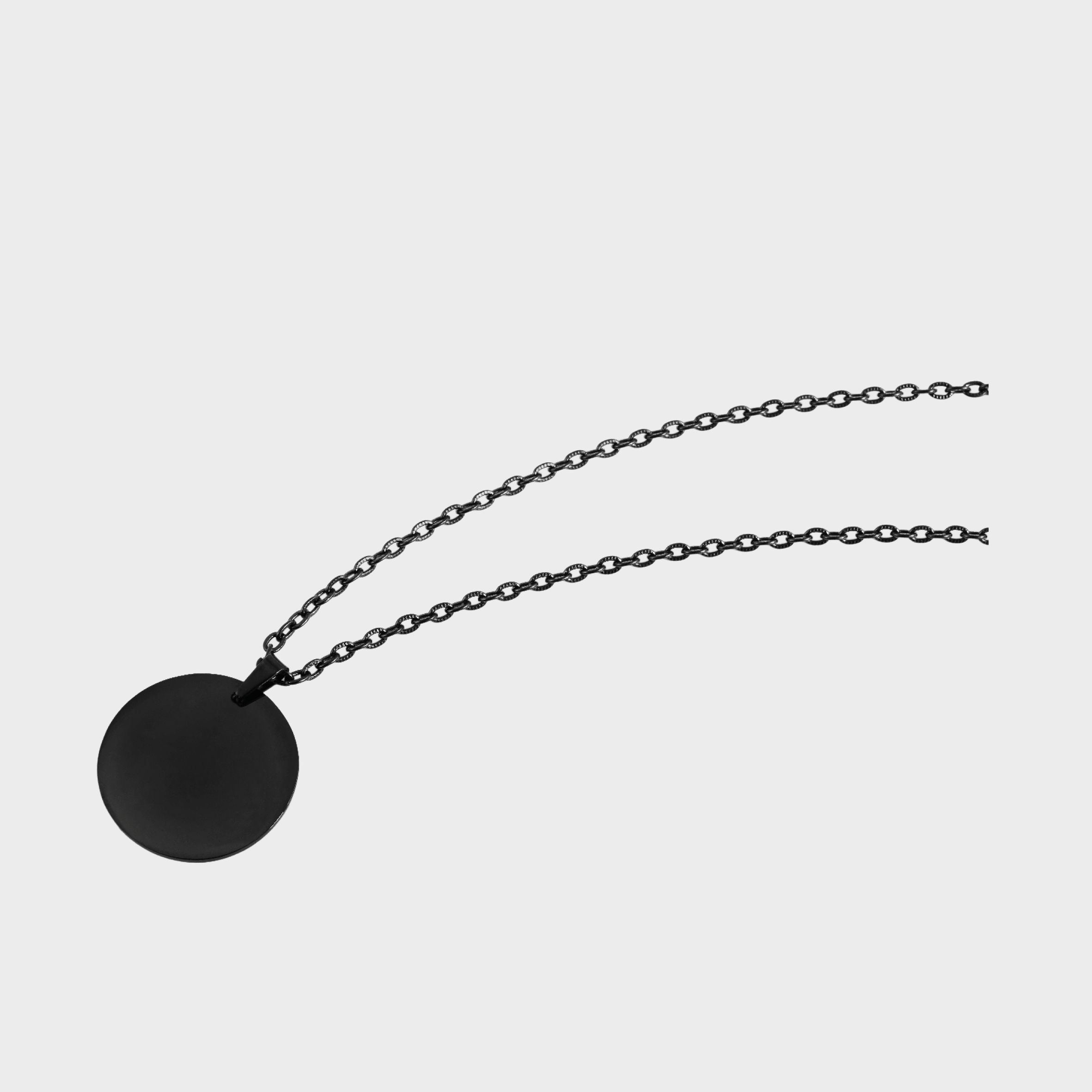 Kette ohne Anhänger ADELIA´S "Unisex Halskette mit Anhänger – aus Edelstahl", schwarz, Halsketten, Damen, 43cm, Edelstahl, Ein stilvolles Geschenk für besondere Momente