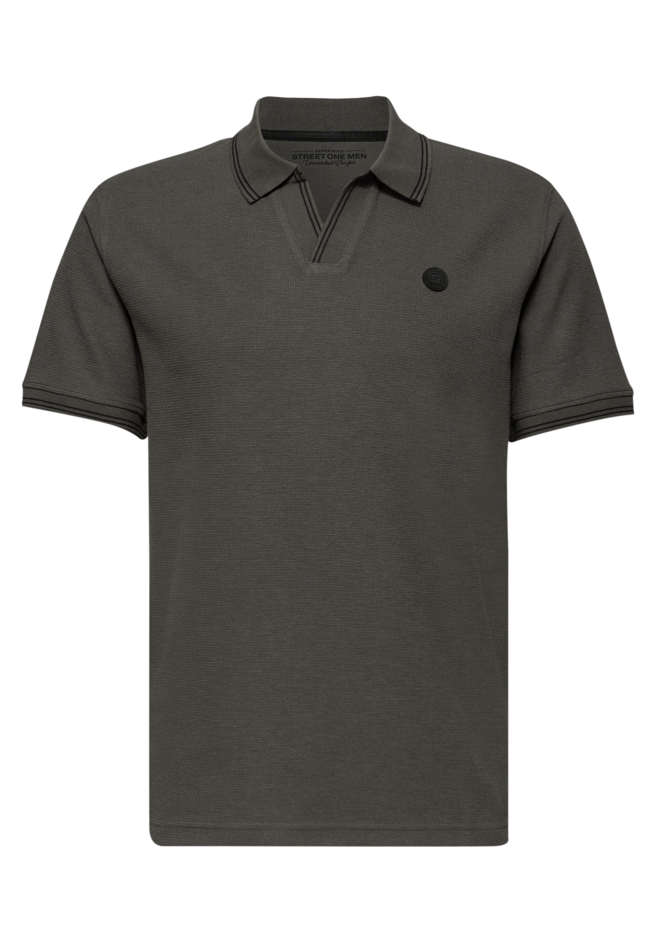 STREET ONE MEN Poloshirt im soften Baumwoll-Mix