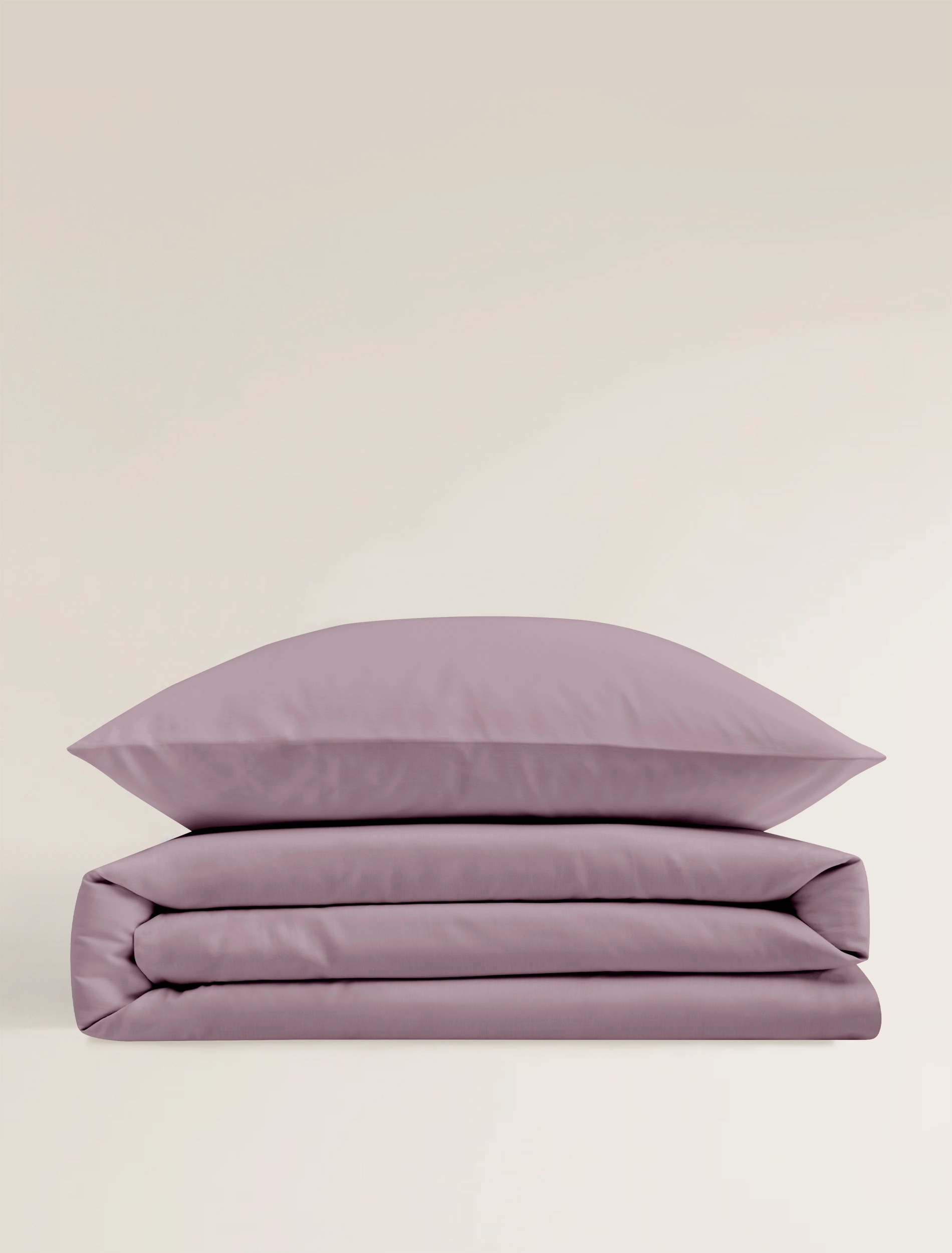 Thumbnail - BIERBAUM Bettwäsche "Elegant uni" 2 Stk. Mako-Satin, 100 % Baumwolle, Uni, pflegeleicht