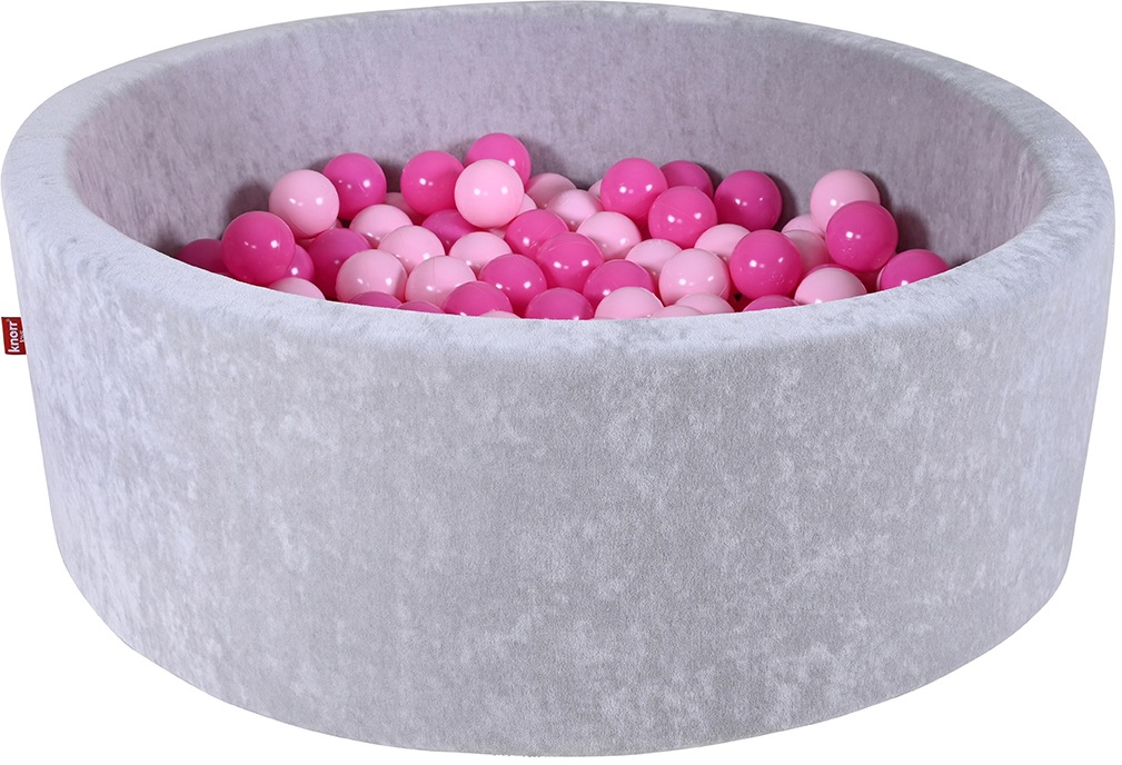 Bällebad »Soft, Grey«, mit 300 Bällen soft pink; Made in Europe