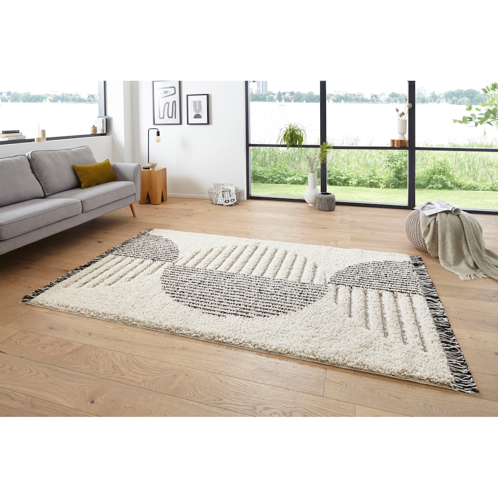 HANSE Home Hochflor-Teppich »Akan«, rechteckig