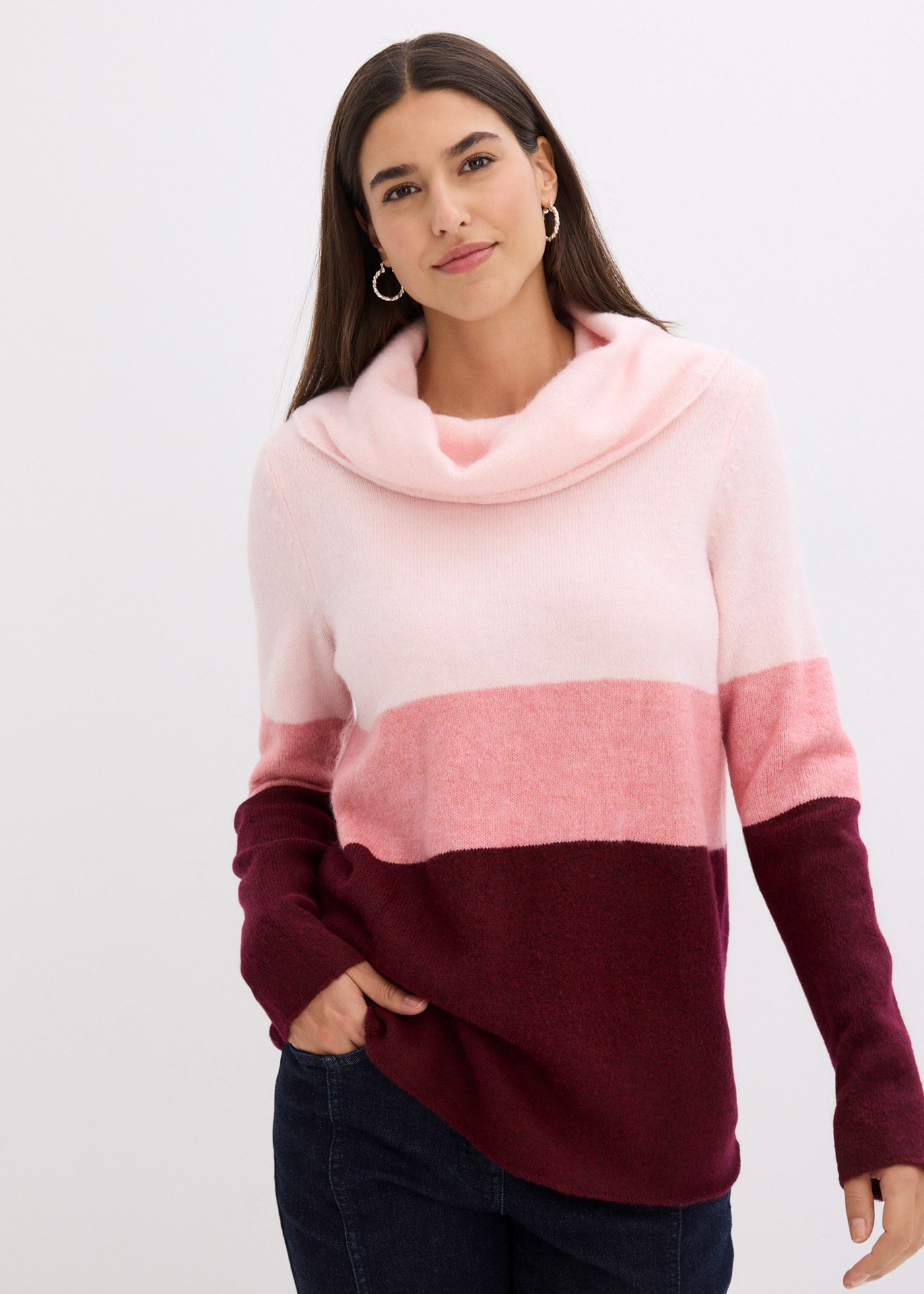 bonprix Rollkragenpullover "Rollkragenpullover" mit Elasthan-Anteil, mit Wa günstig online kaufen