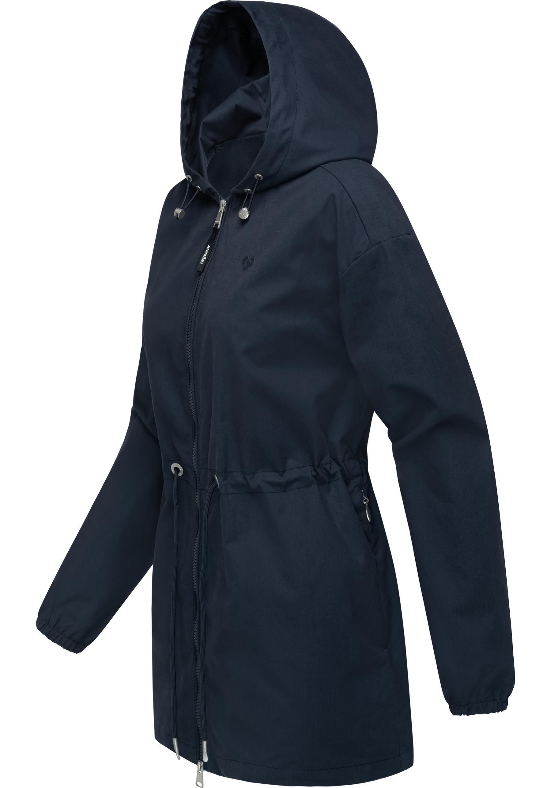 Ragwear Outdoorjacke »Monadissimo B«, mit Kapuze, Leichte Kapuzenjacke mit Taillenzugband