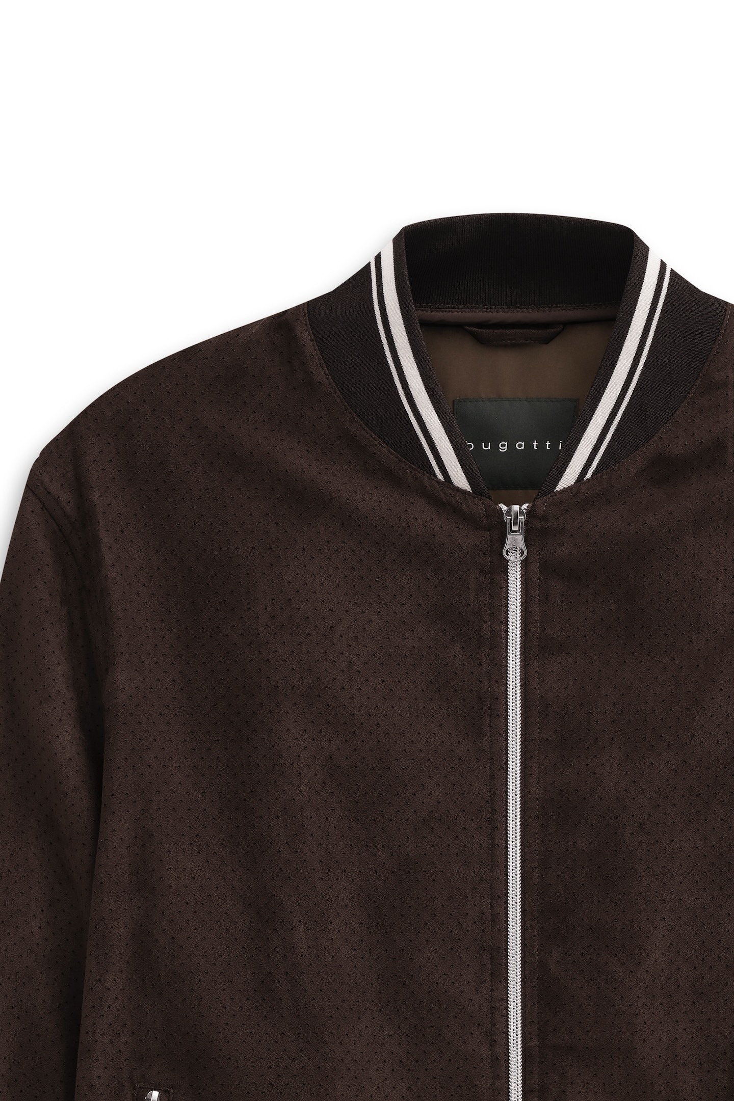 bugatti Collegejacke »Regular Fit«, wasserabweisend trotz leicht perforiertem Oberstoff