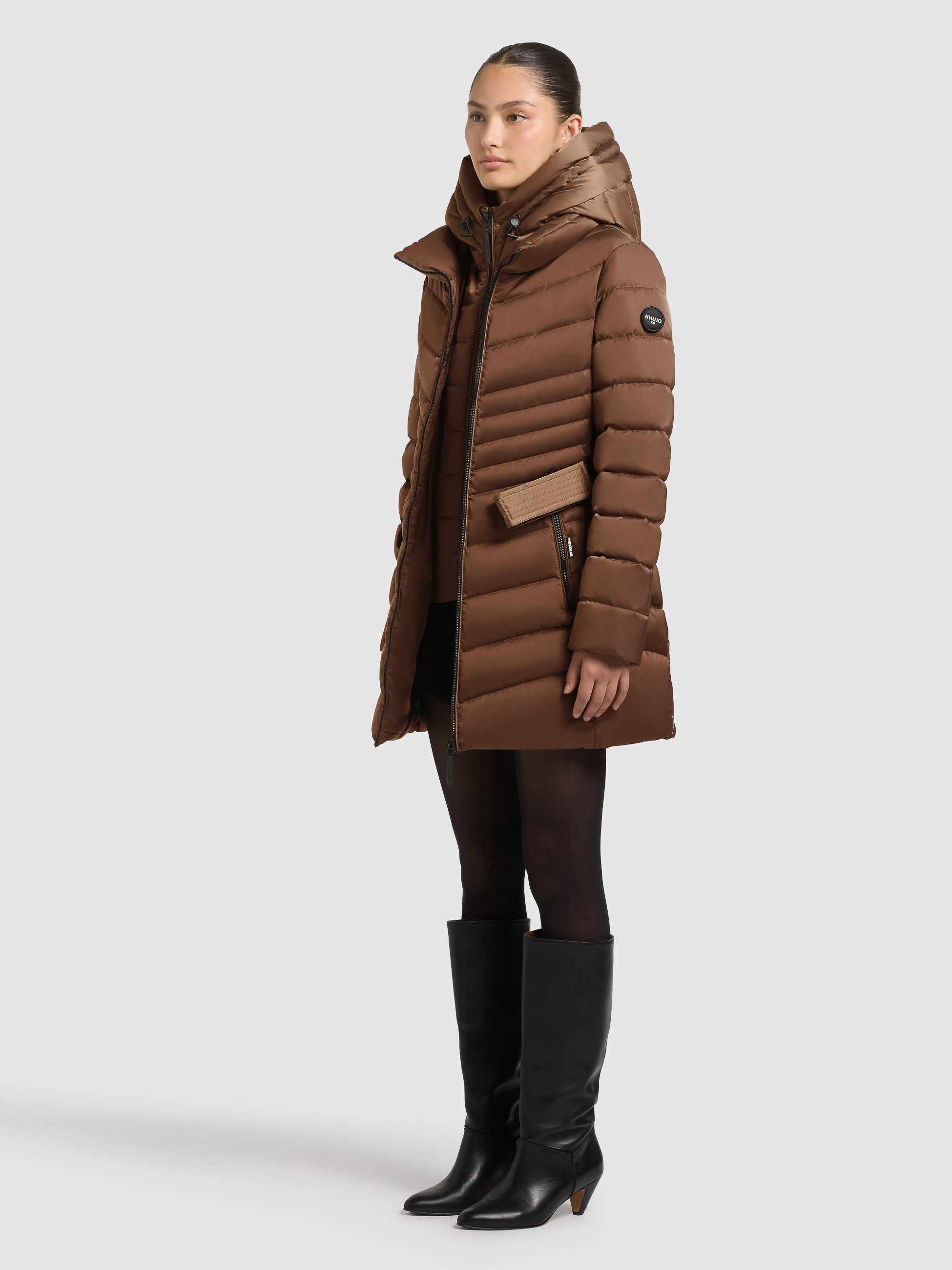 khujo Steppjacke "KINA" mit Kapuze günstig online kaufen