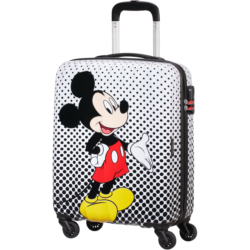 American Tourister® Hartschalen-Trolley »Disney Legends, Mickey Mouse Polka Dot, 55 cm«, 4 Rollen