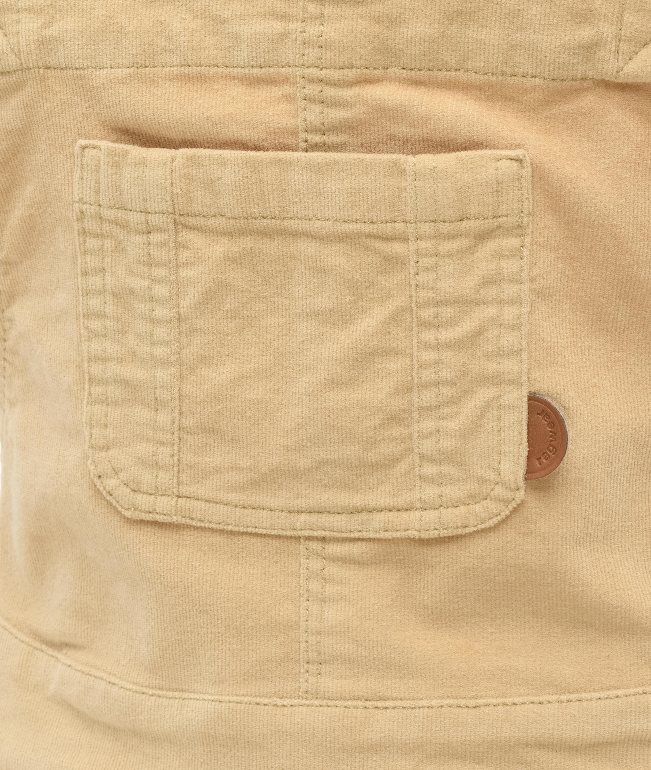 Ragwear Cordkleid »Zekke Cordy« Brusttasche | Eingrifftaschen Damen Latzkleid aus Babycord-Material