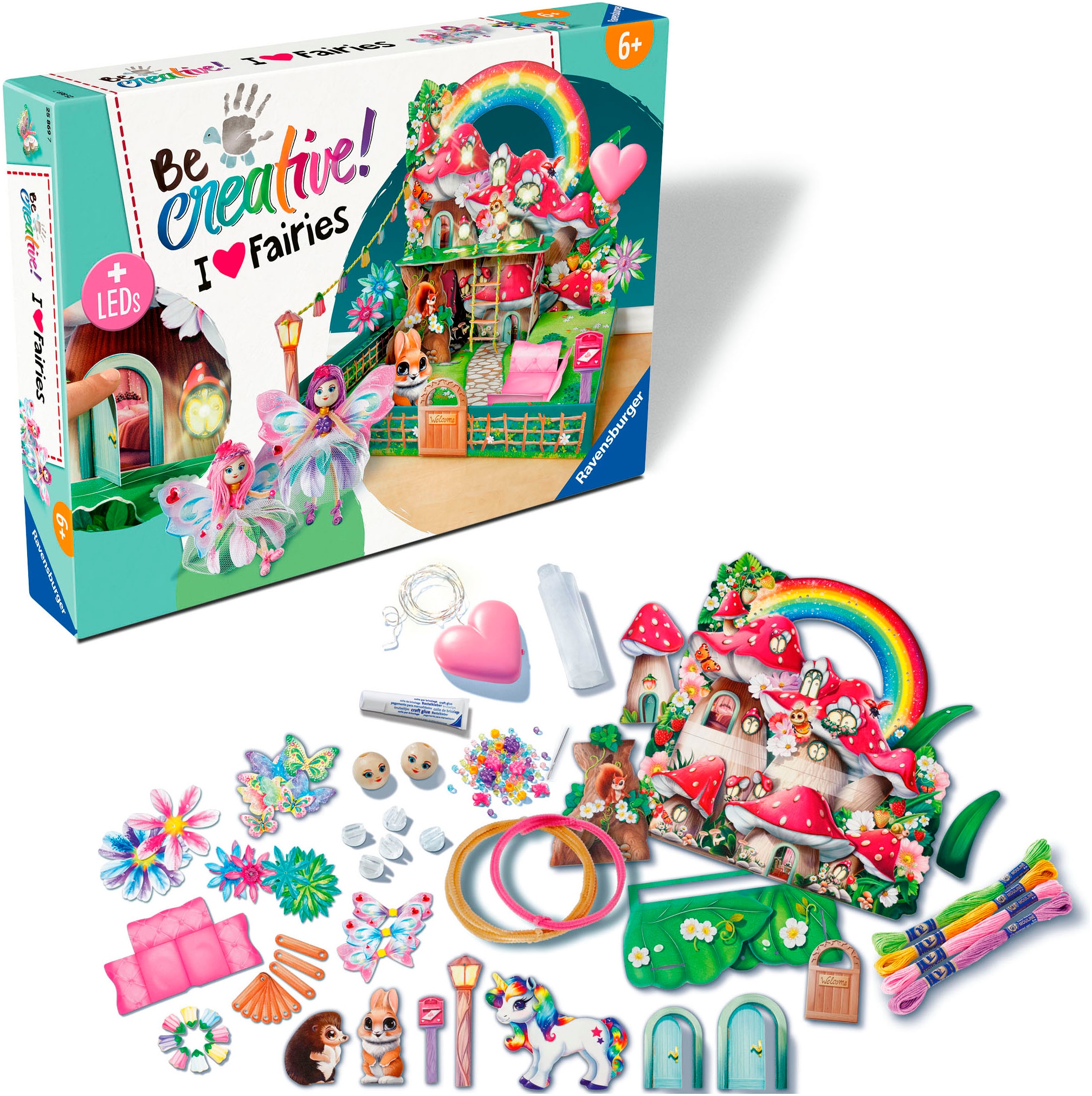 Ravensburger Kreativset »BeCreative, Bastelset DIY Feenwelt« Made in Europe
