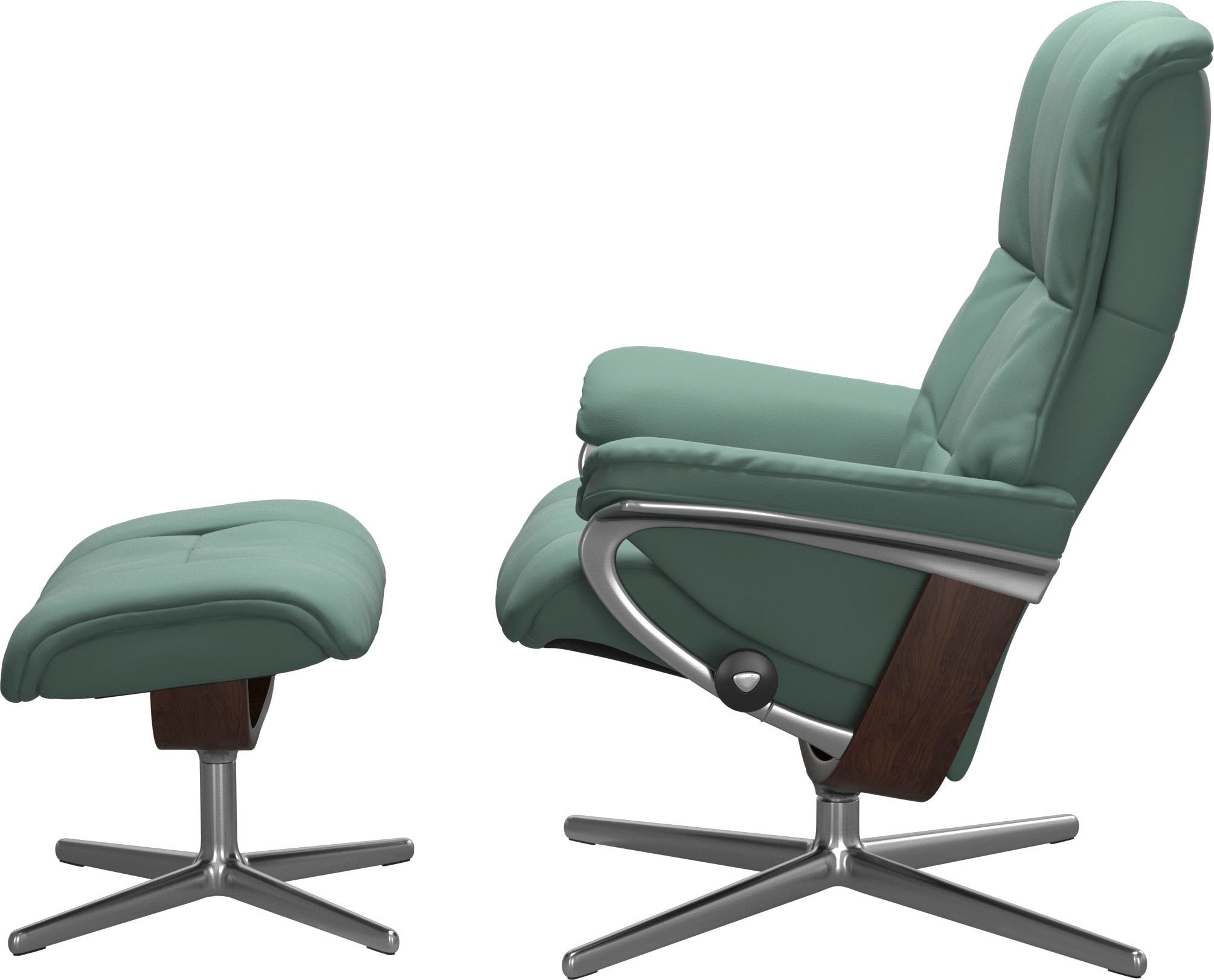 Stressless® Relaxsessel »Mayfair«, mit Cross Base, Größe S, M & L, Holzakzent Braun