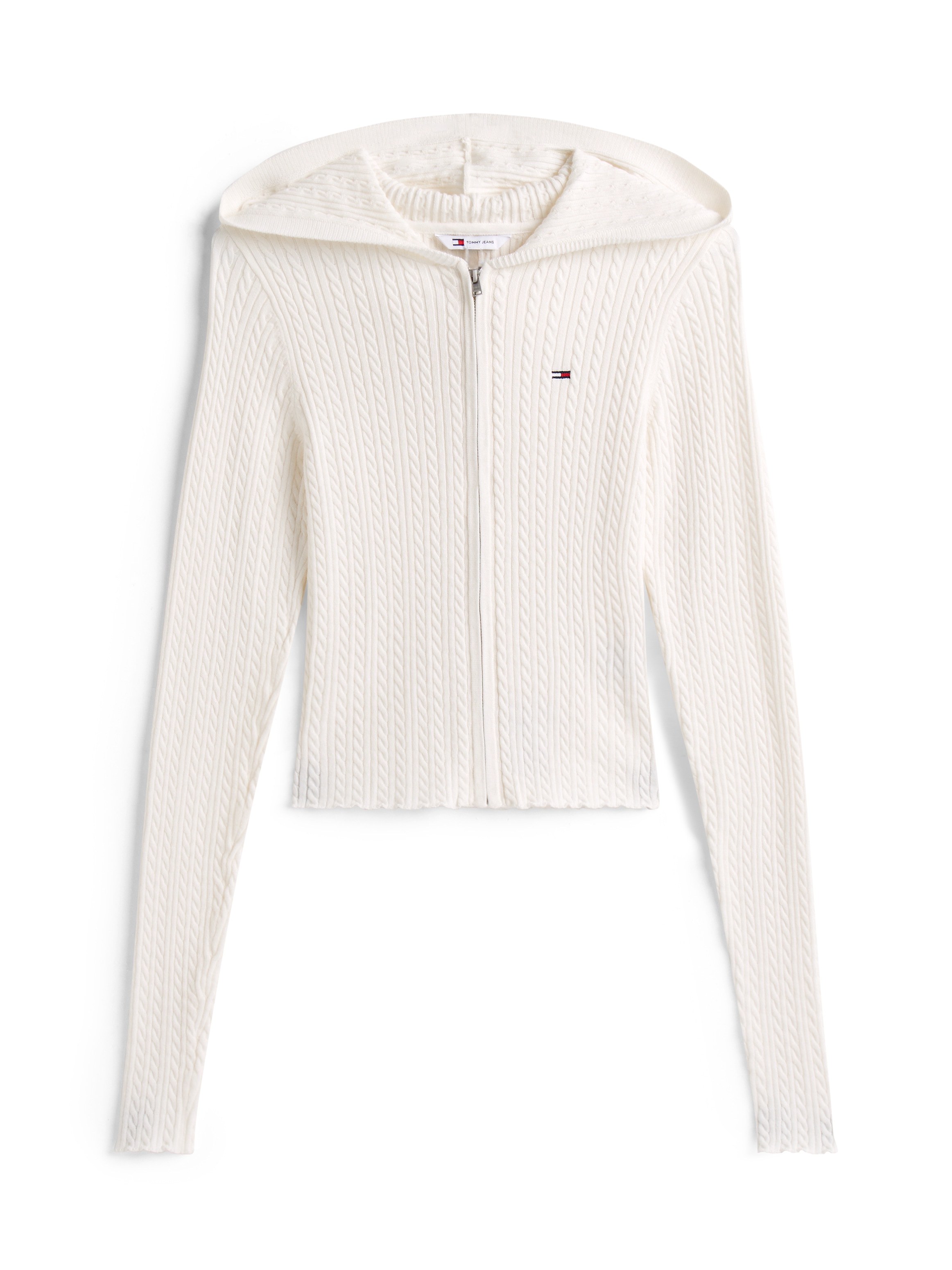 Tommy Jeans Strickjacke »TJW ESSENTIAL ZIPPER HOOD CARDI«