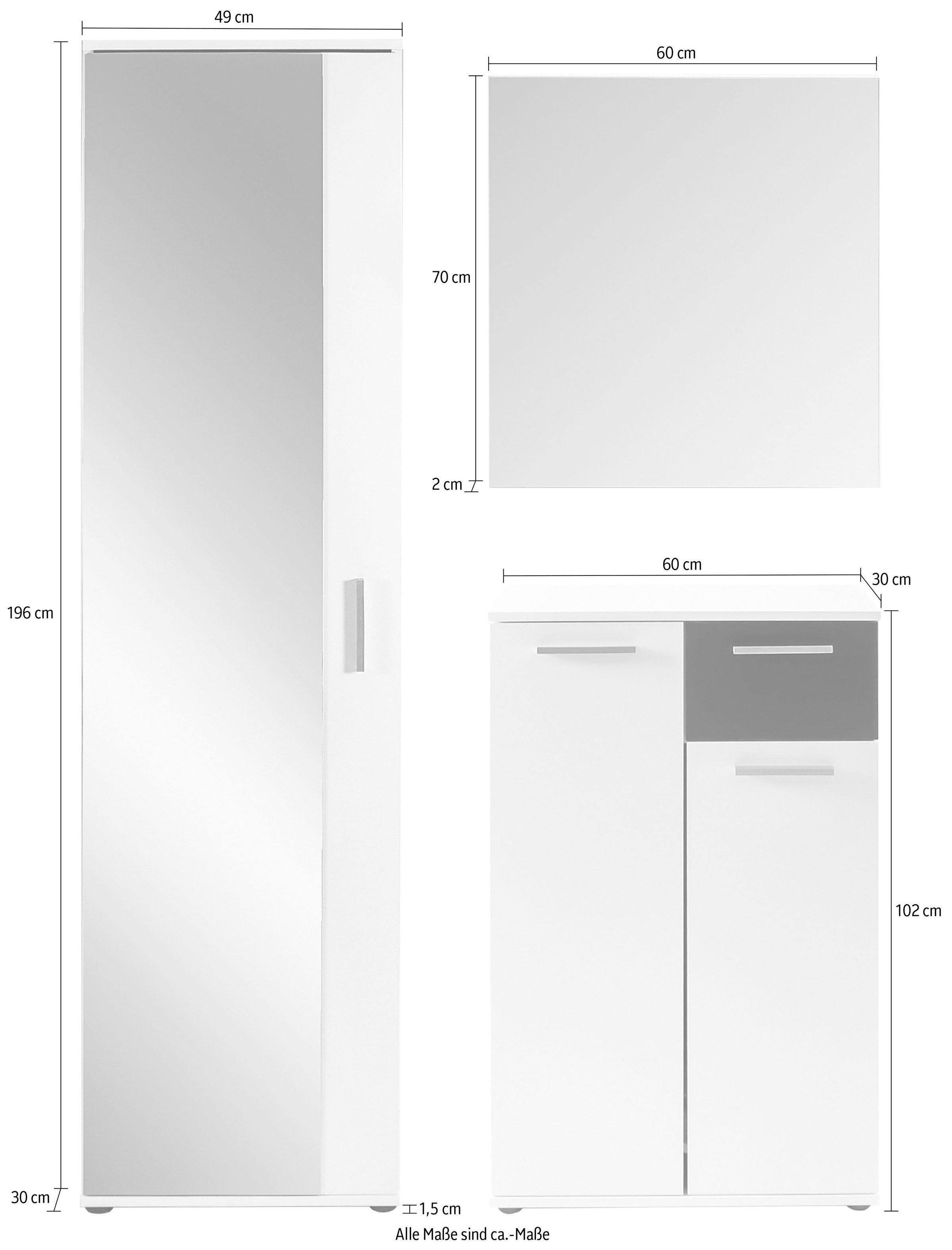 Homexperts Garderoben-Set »Justus«, (Set, 3 St.) bestellen | BAUR