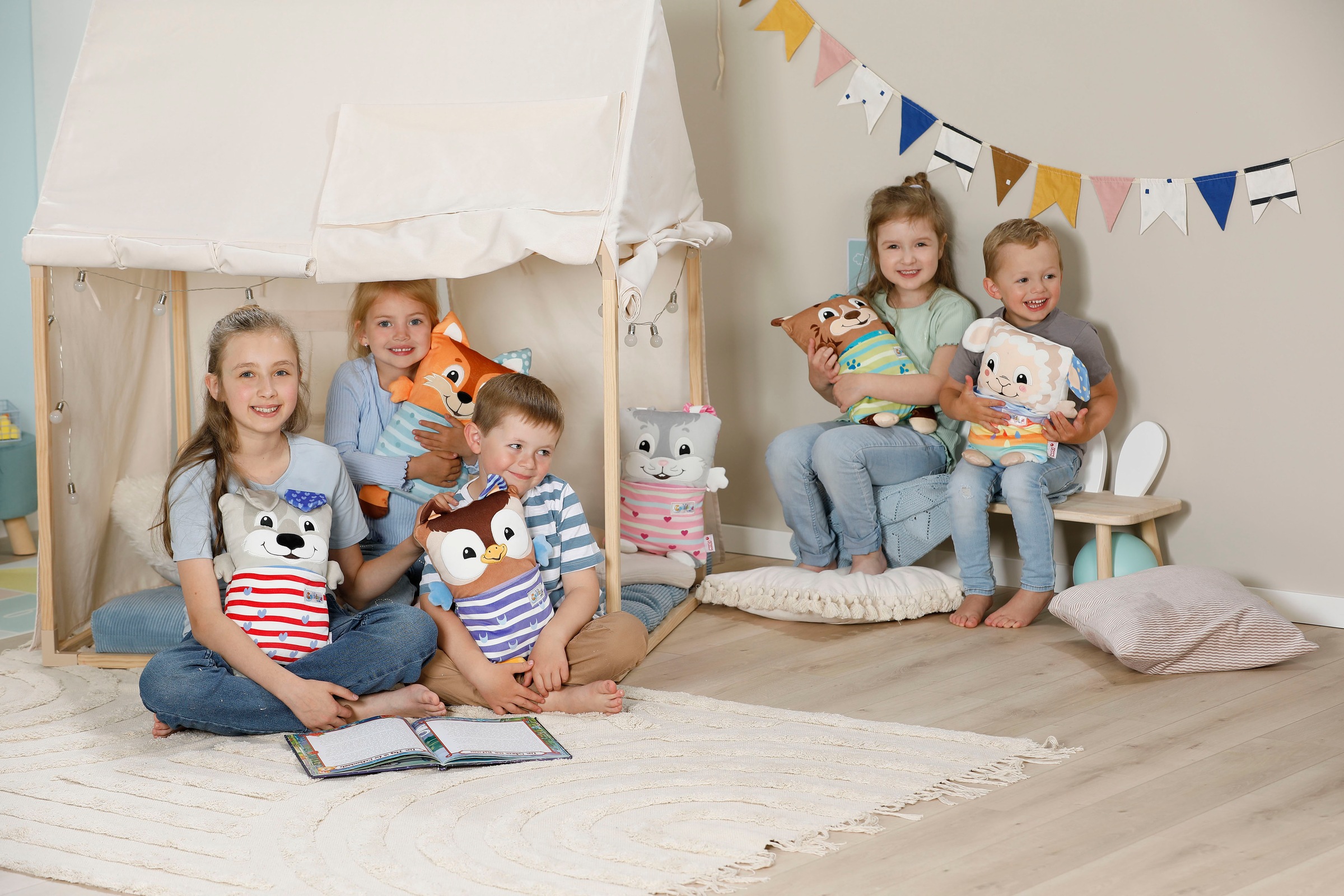 Nici Kuscheltier »Cosidoos, Bär mit Wendefunktion 30x20 cm«