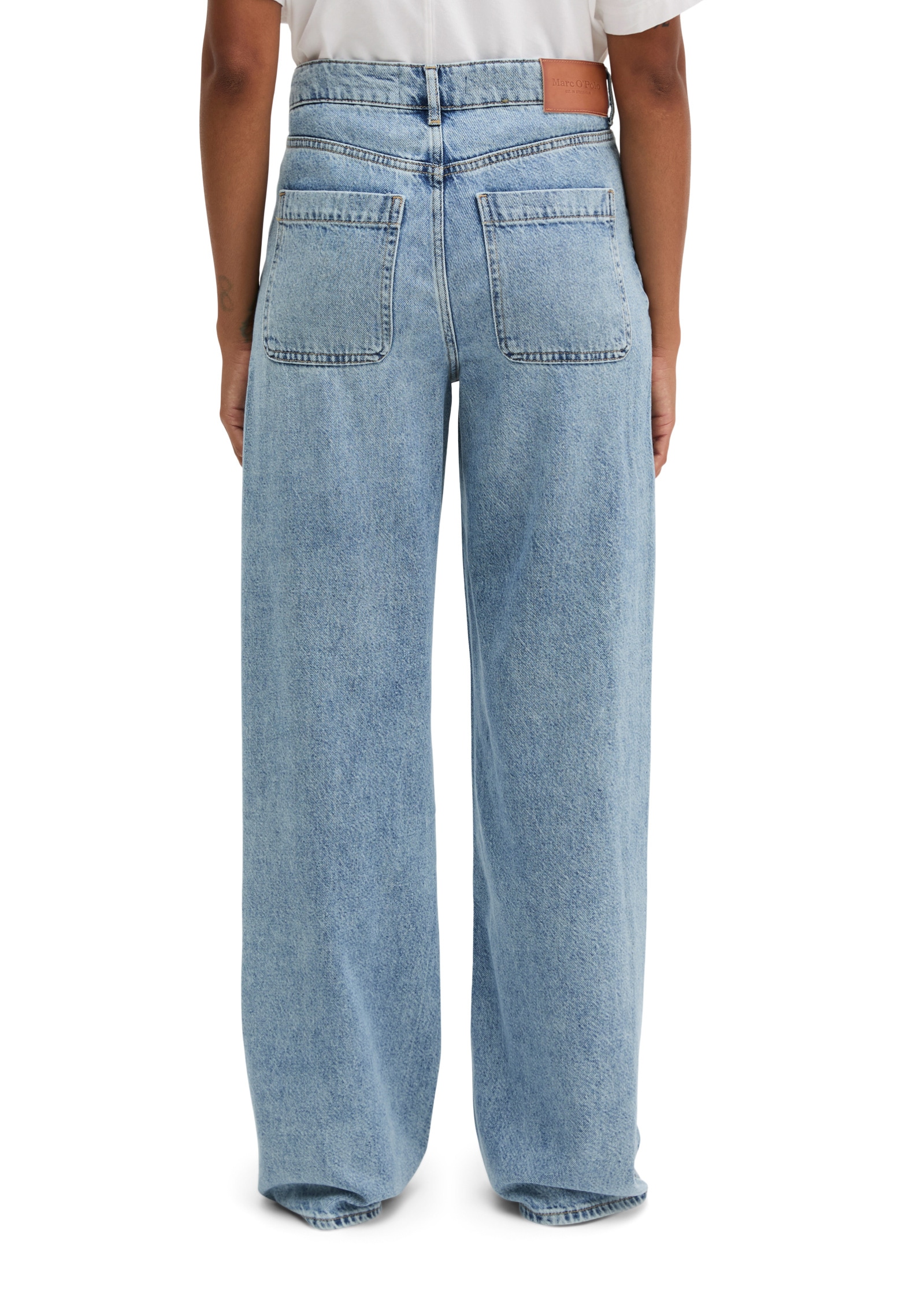 Marc O'Polo Weite Jeans »aus Lyocell-Leinen-Baumwolle-Mix«