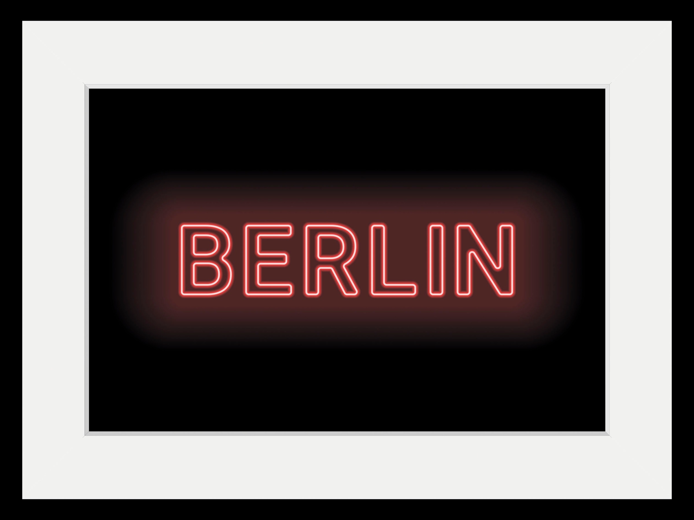 queence Bild "BERLIN LIGHTS", Städte-Schriftzug-Berlin, (1 St.), HD Premium günstig online kaufen