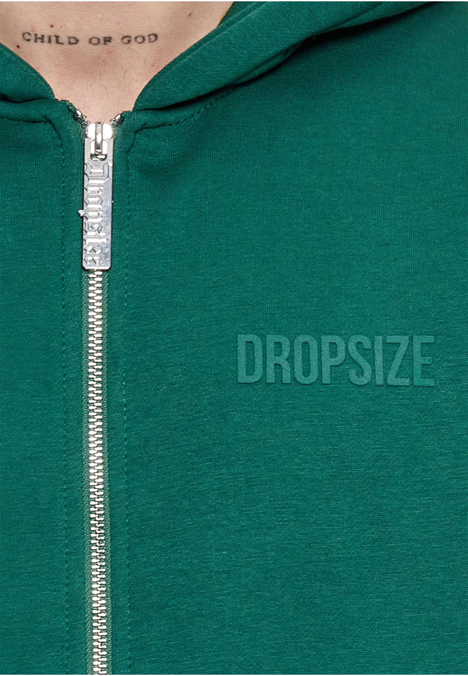 Dropsize Kapuzenfleecejacke »Dropsize Herren« 1 Stk. tlg. mit Kapuze