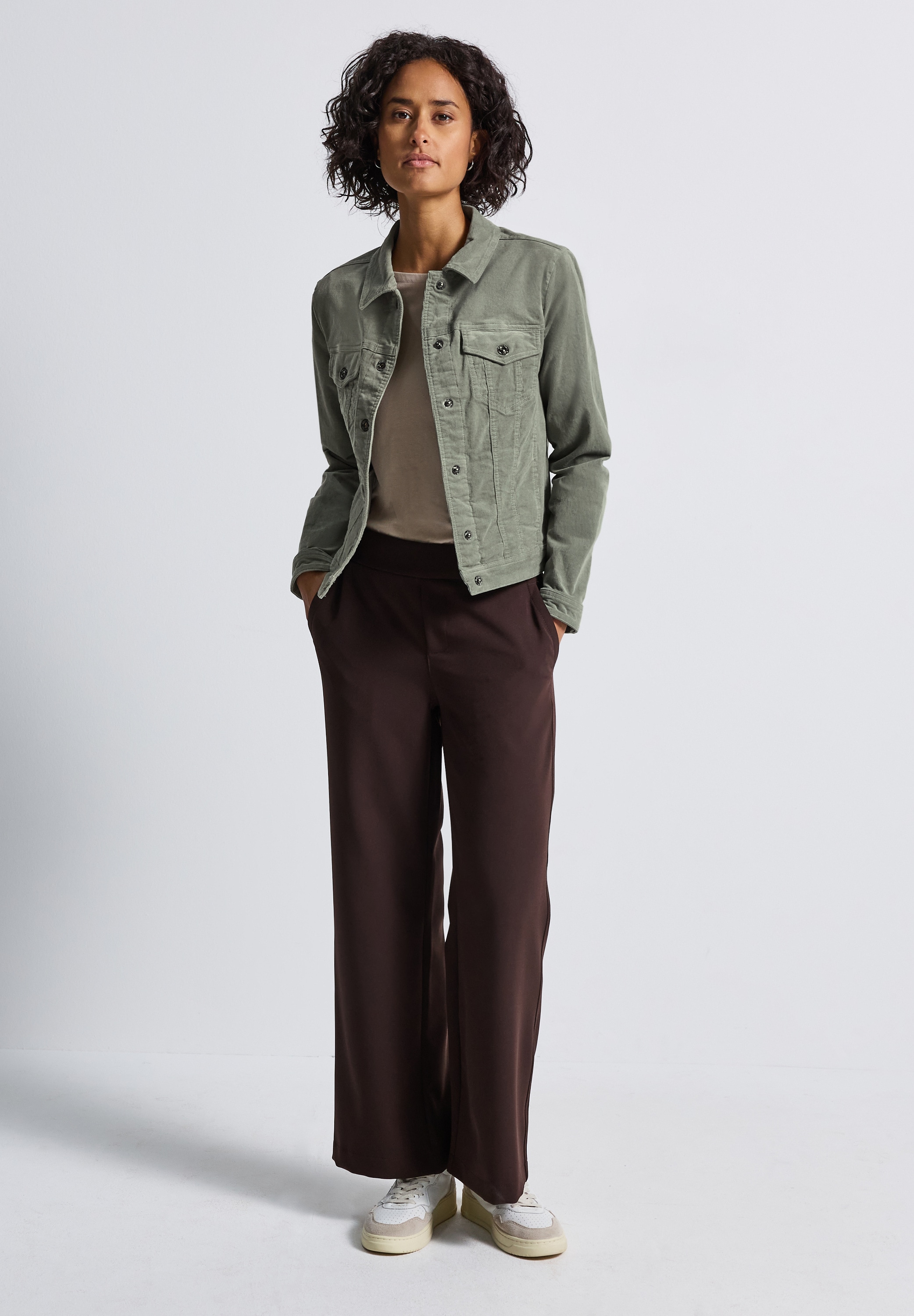 STREET ONE Cordjacke, ohne Kapuze, in Cord-Optik