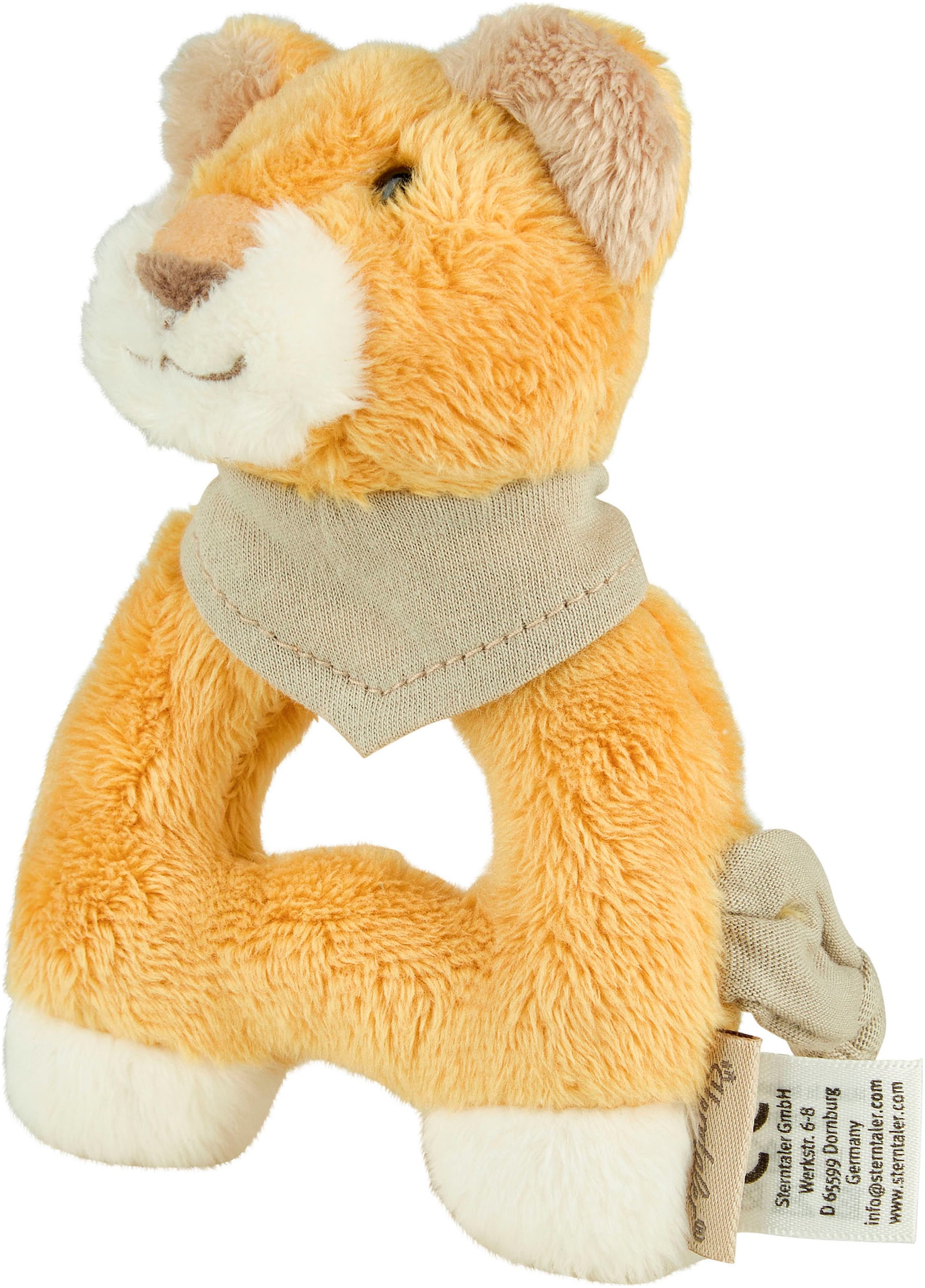 Sterntaler® Greifling »Löwe Leo Knoten«, mit Rassel