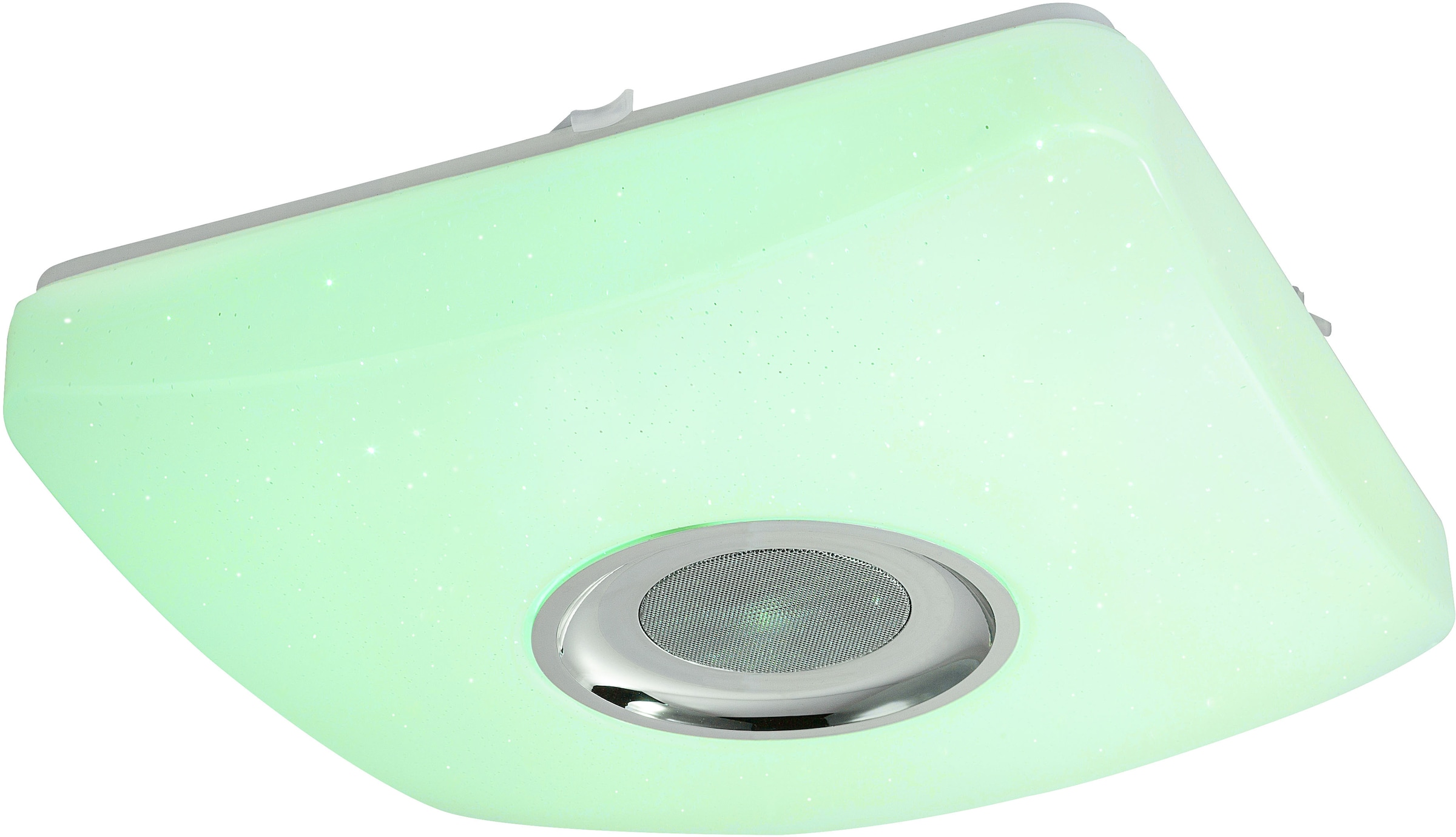 GLOBO LIGHTING LED Deckenleuchte »AYLEEN«, Leuchtmittel LED-Modul | LED fest integriert, Deckenlampe/Quadrat/Wohnzimmer/Schlafzimmer/elegant/rot-grün-blau