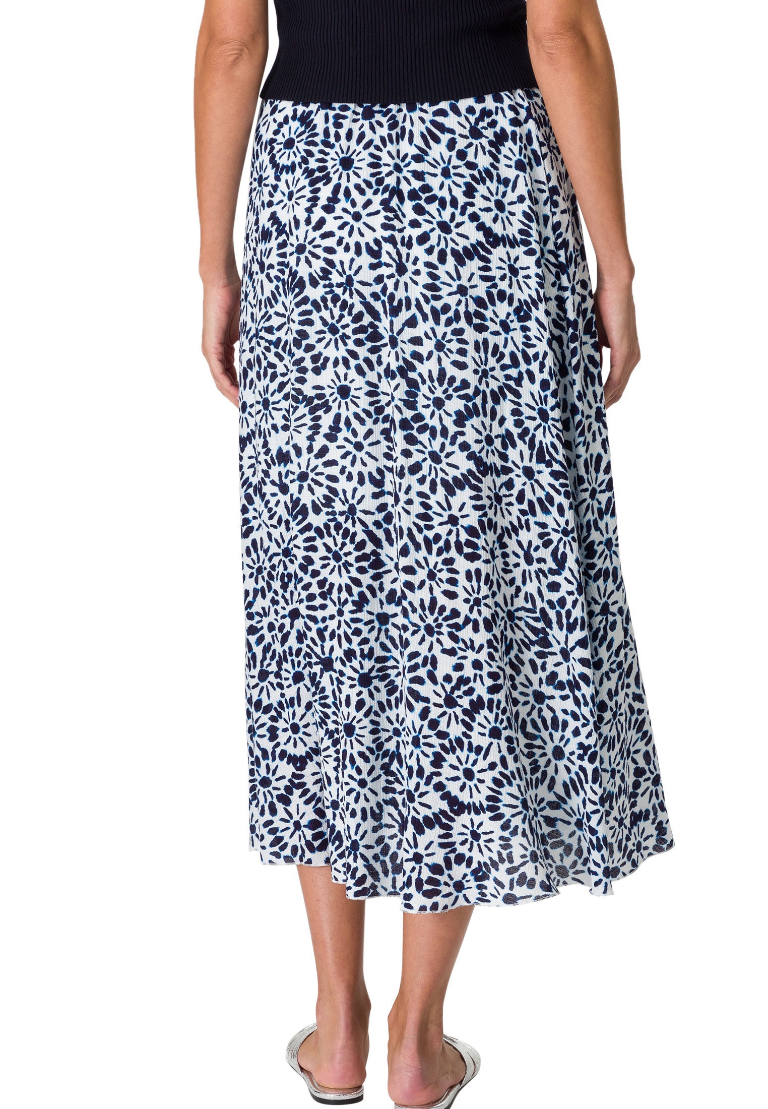 Zero Midirock »zero Rock Midi mit elastischem Bund«, Plain/ohne Details