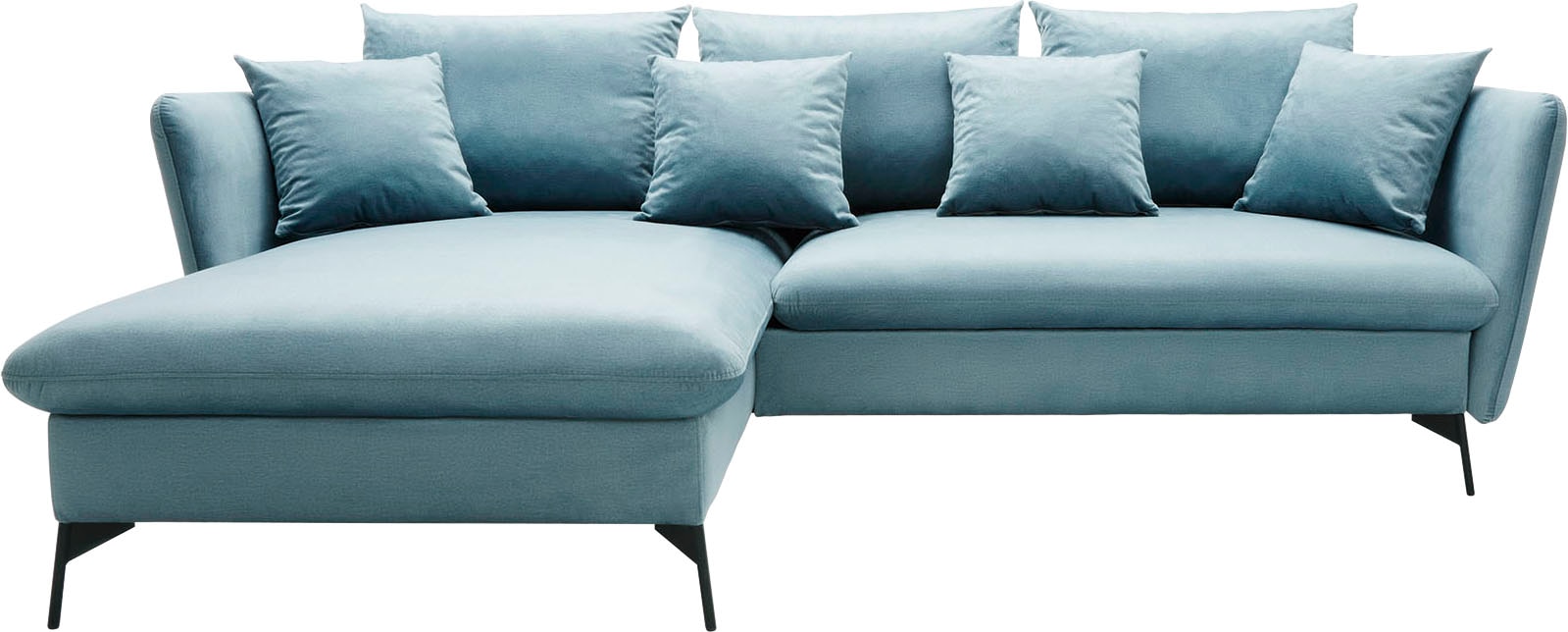 OTTO home Ecksofa "LIVORNO,258 cm, L-Form," Schlaffunktion u. Bettkasten (1 günstig online kaufen