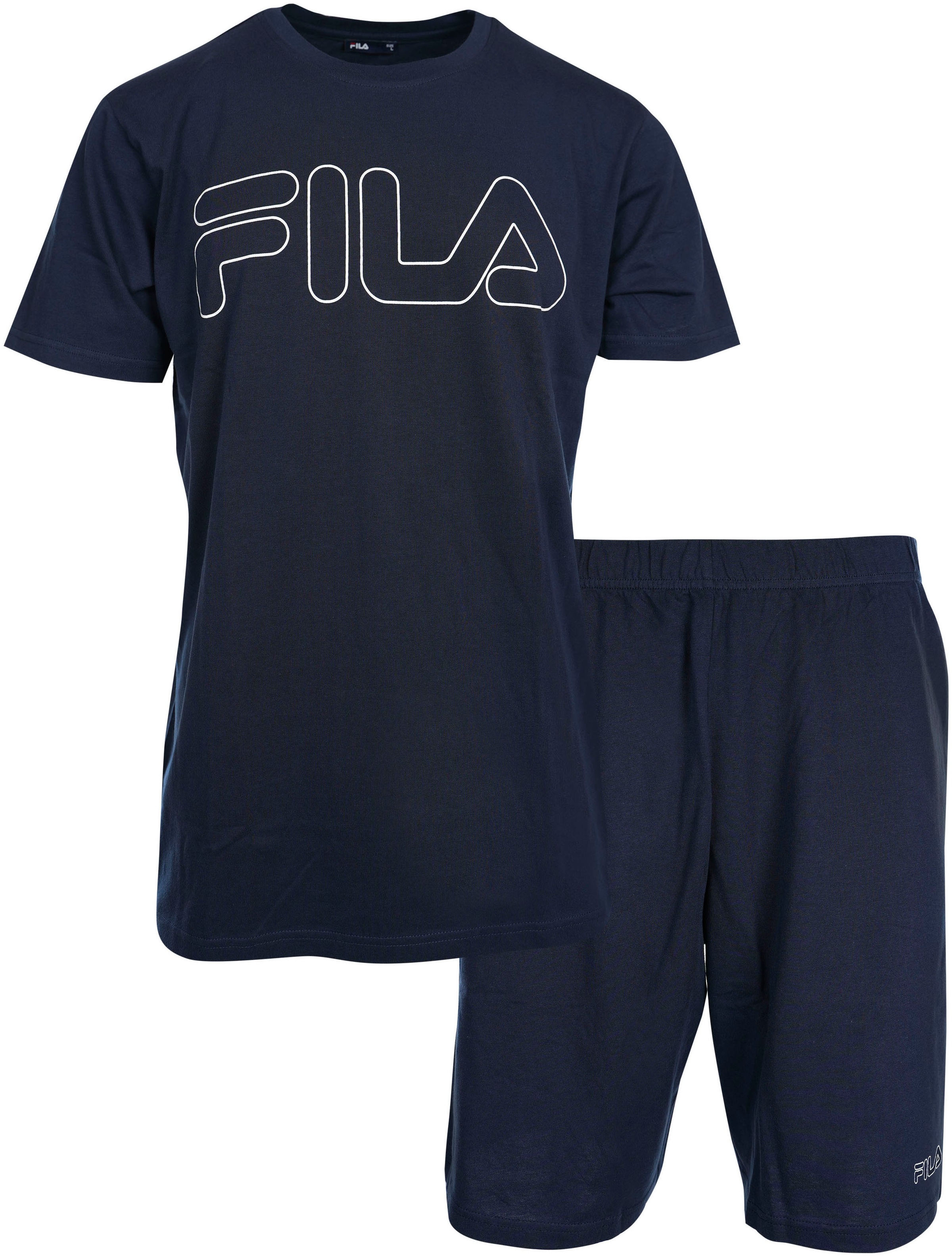 Fila Pyjama, (2-tlg.), mit bequemen Shorts inklusive günstig online kaufen