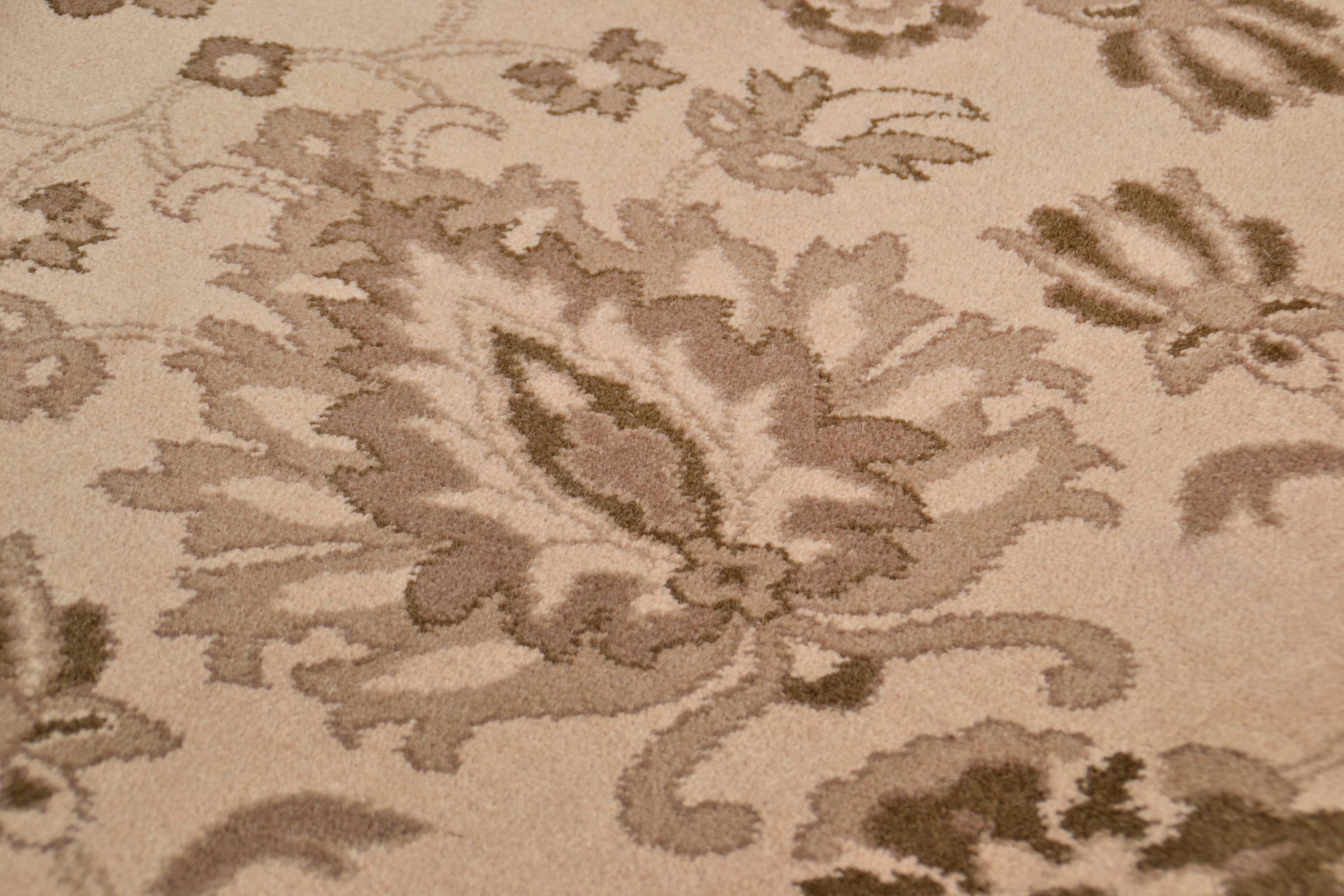 THEKO Teppich »Timeless 1«, rechteckig, 12 mm Höhe, Kurzflor, florales Design, 80% Schurwolle, Wohnzimmer