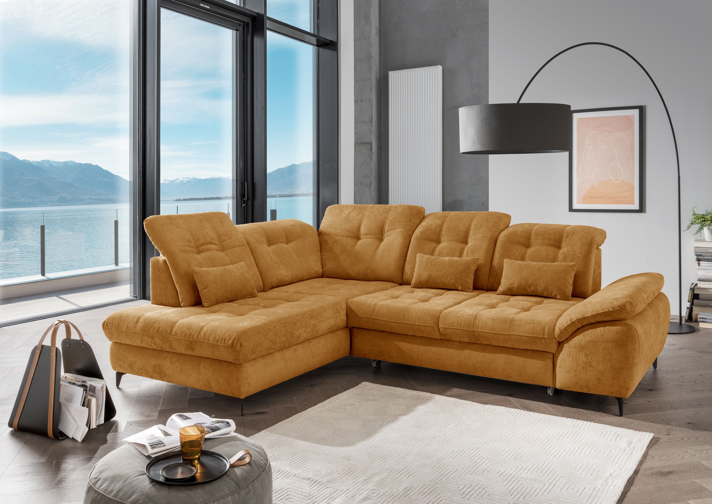 Home affaire Wohnlandschaft "Delphino" günstig online kaufen