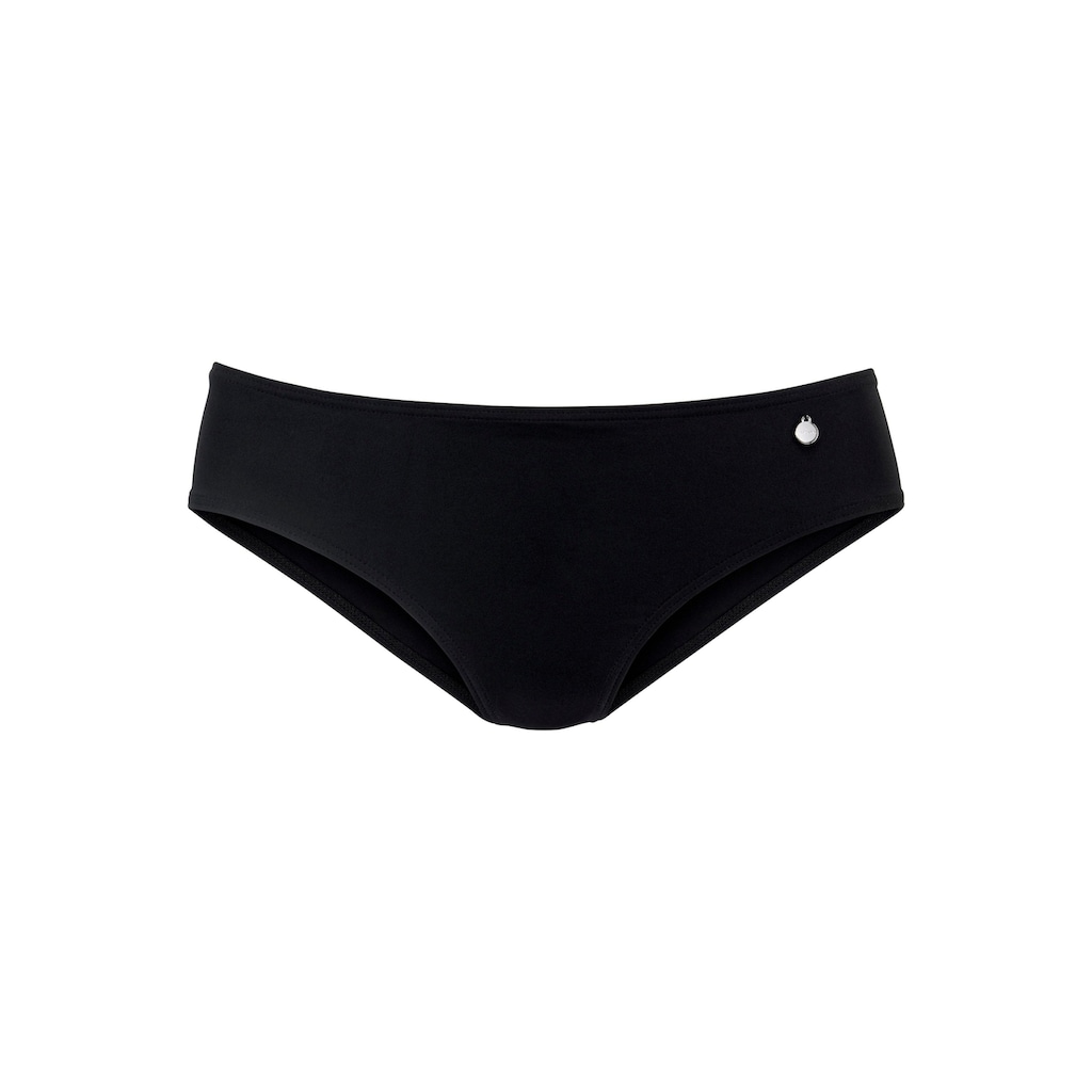 LASCANA Bikini-Hose »Merilyn«, uni und bedruckt in klassischer Form
