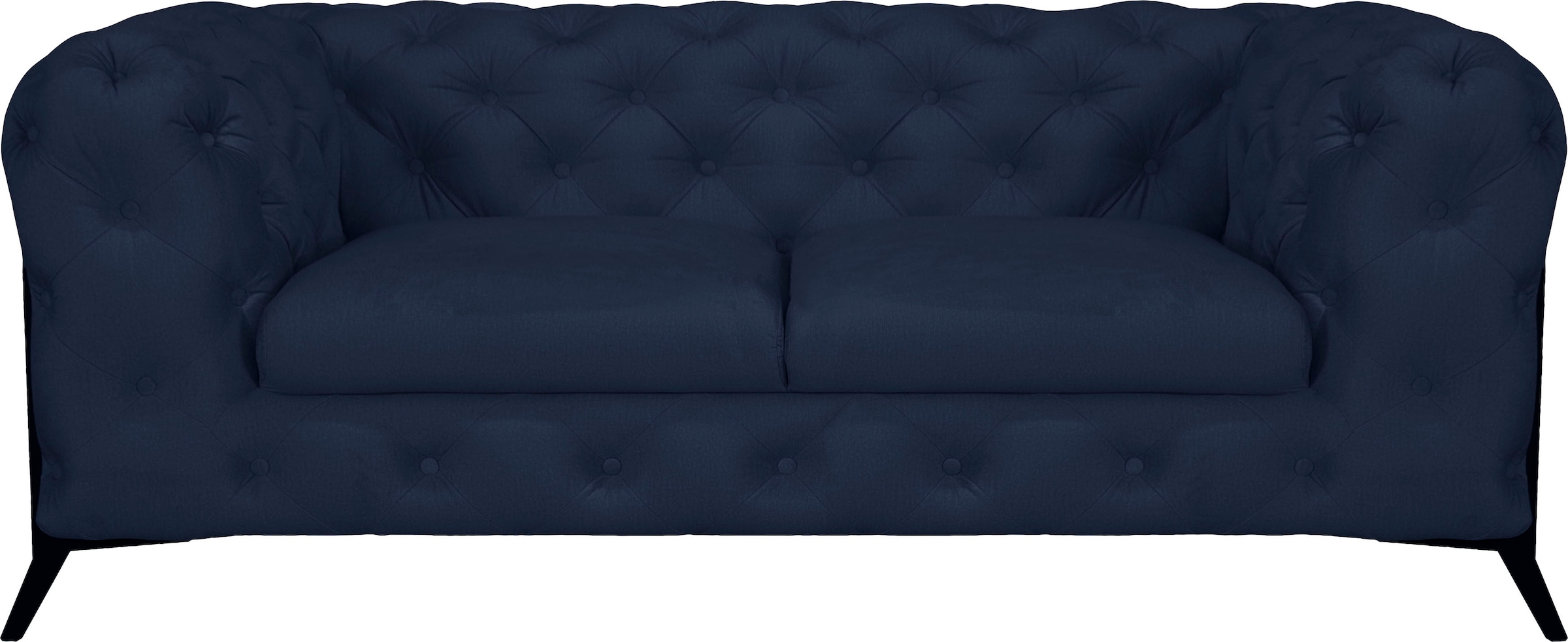 Leonique Chesterfield-Sofa "Amaury", aufwändige Knopfheftung, moderne Chesterfield Optik, Fußfarbe wählbar