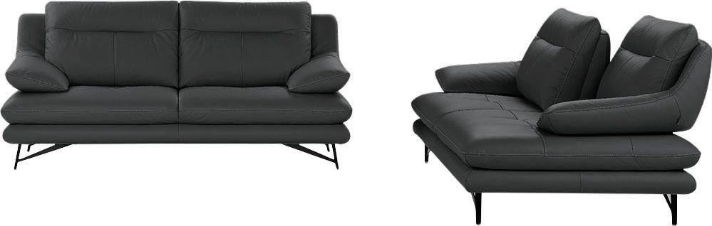 CALIA ITALIA 2-Sitzer »Cezanne, italienisches Design trifft erstklassigen Sitzkomfort, Leder« Edles Designsofa in besonders langlebigen & pflegeleichten Lederarten