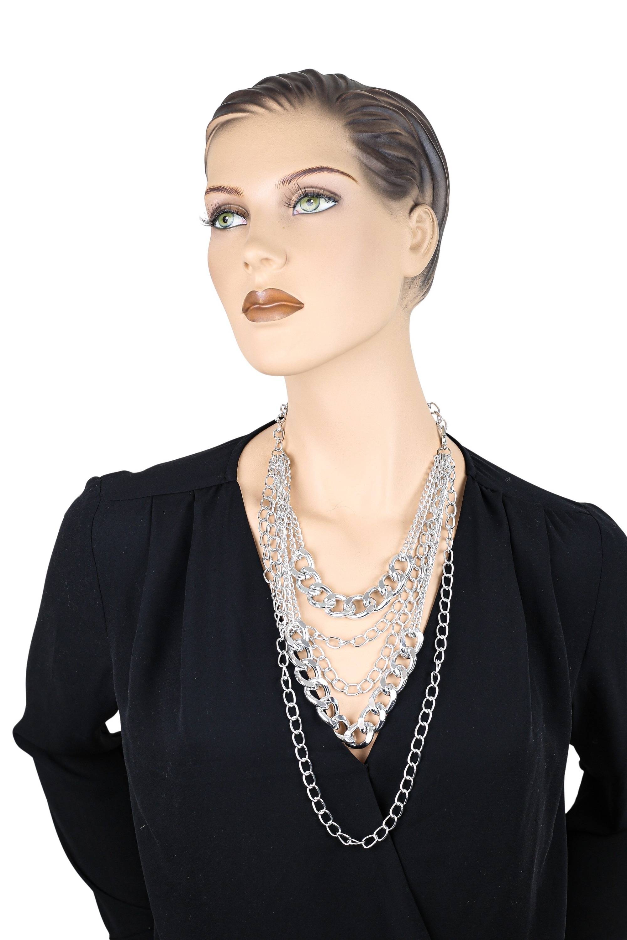 COLLEZIONE ALESSANDRO Kette mit Anhänger »Luxe«, mehrreihige Gliederkette