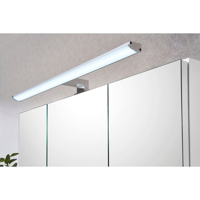 PELIPAL Spiegelschrank »Quickset 360«, Breite 75 cm, 3-türig, LED- Beleuchtung, Schalter-/Steckdosenbox bestellen | BAUR