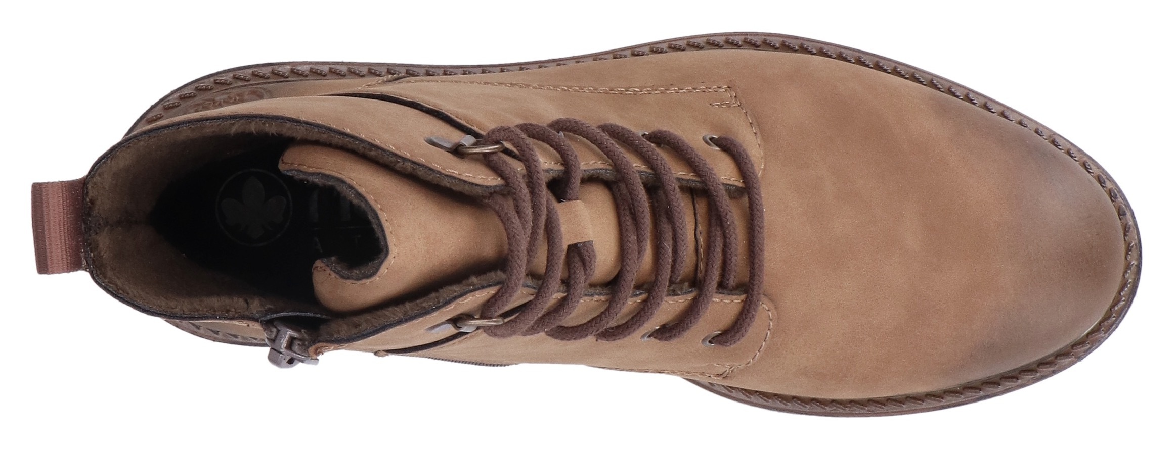 Rieker Schnürstiefelette, Schnürboots, Casual-Boots in aktueller Used-Optik