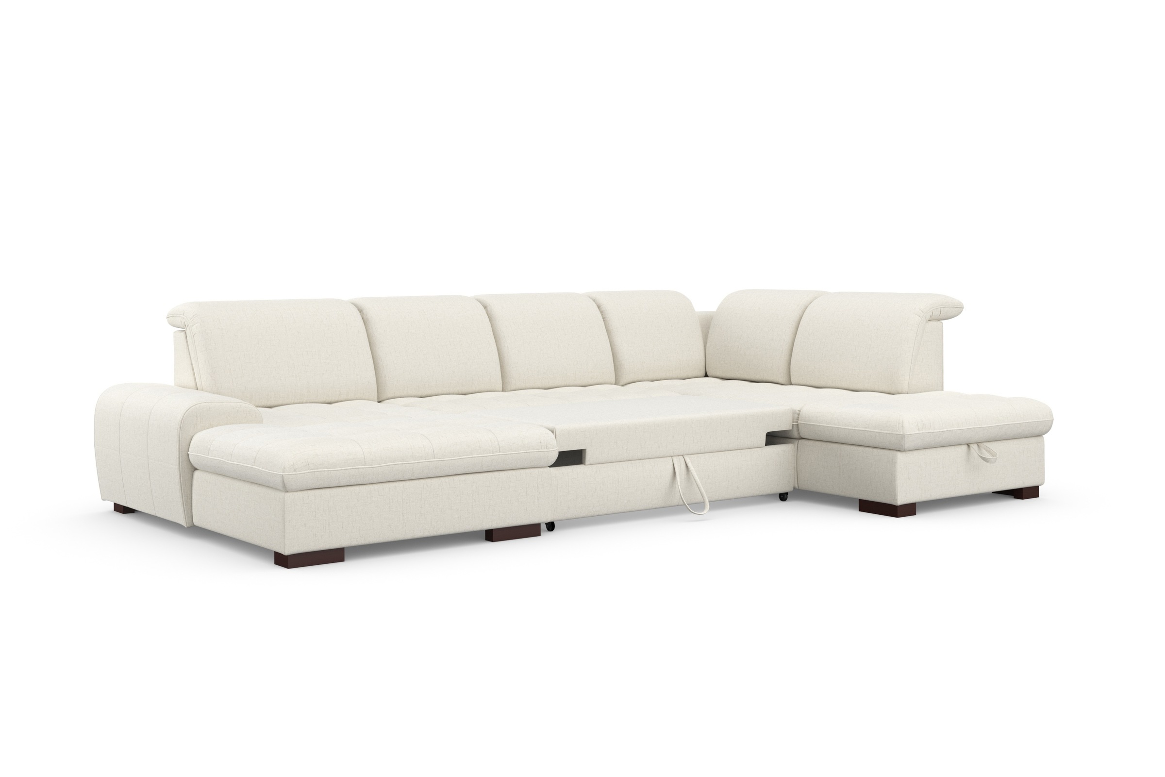 sit&more Wohnlandschaft »Luxor U-Form«, wahlweise mit Bettfunktion, Bettkasten und Kopfteilverstellung