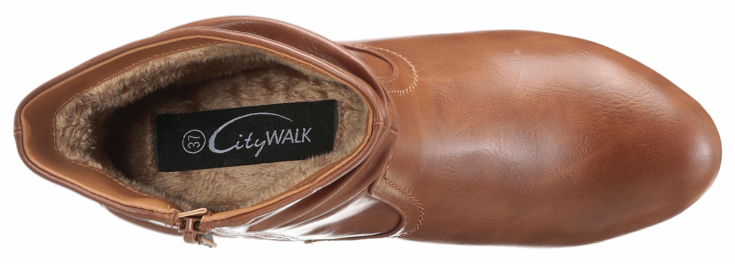 CITY WALK Stiefelette, mit Raffungen am slouchy Schaft