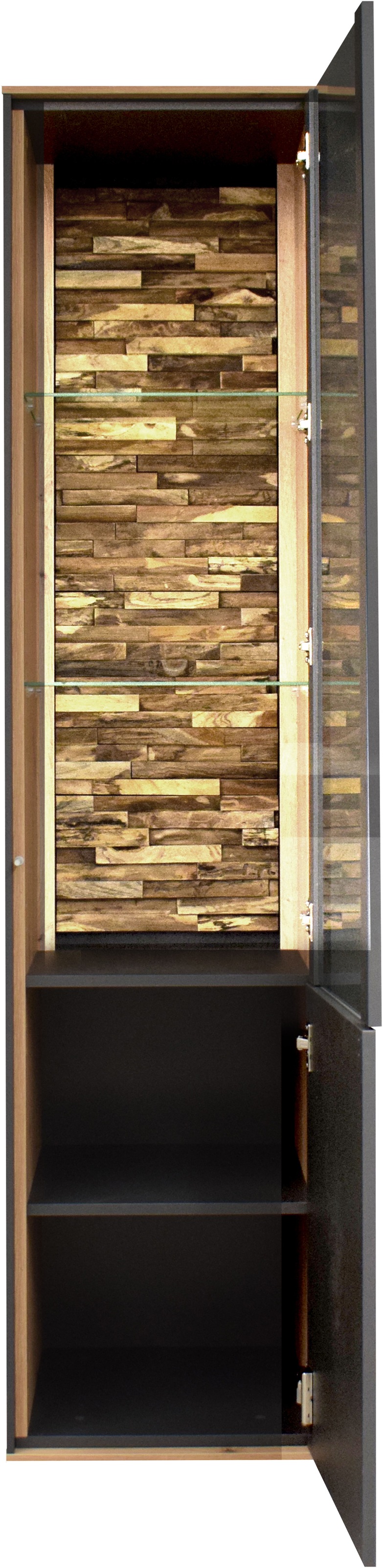 Mäusbacher Standvitrine "Faro" Faro Standvitrine: B 43 cm, Holz/Glas-Tür, L günstig online kaufen