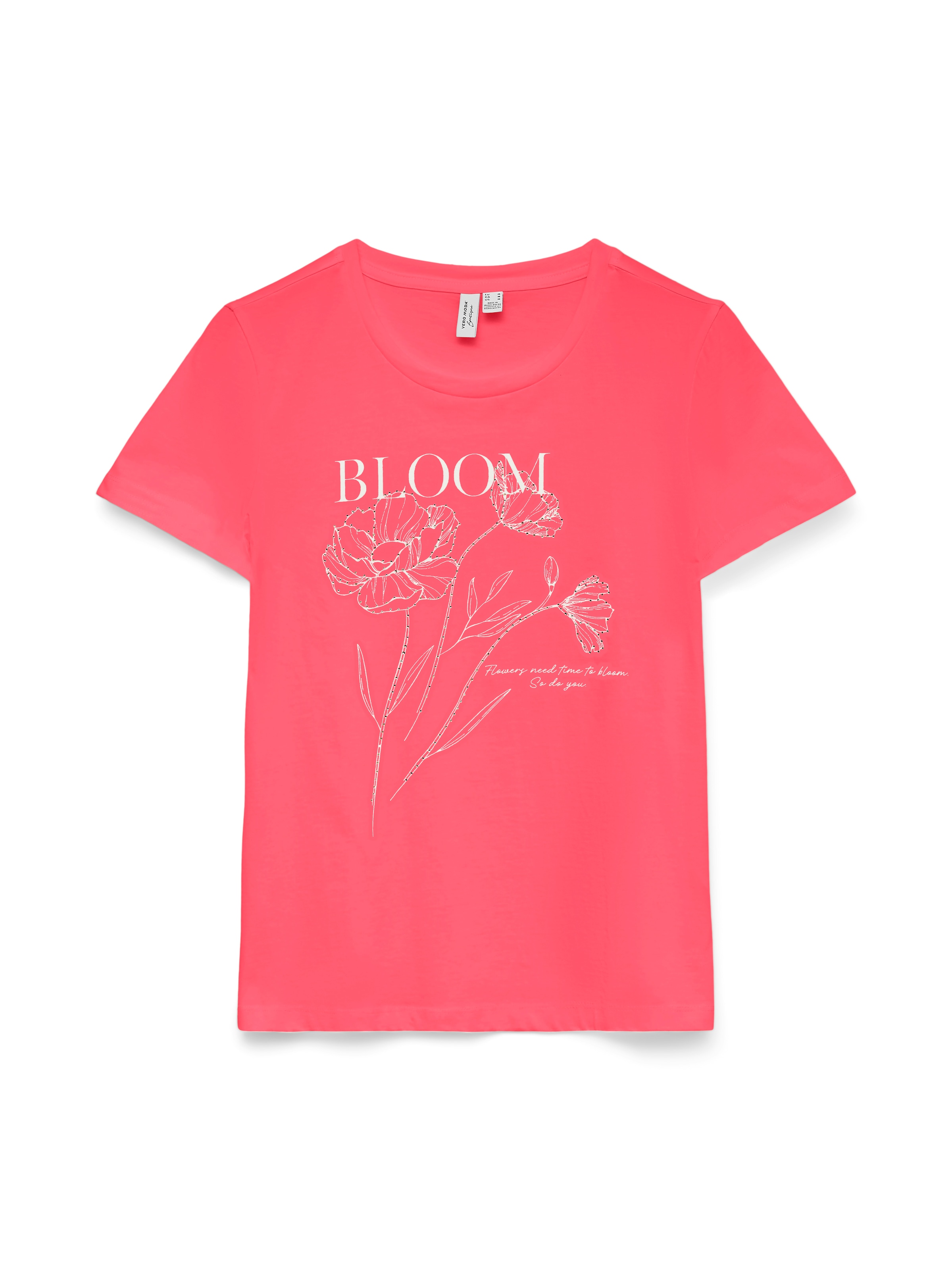 Vero Moda Kurzarmshirt "VMJILIADA S/S T-SHIRT JRS BTQ" Baumwolle günstig online kaufen