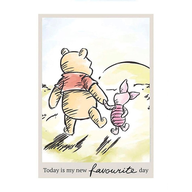 Komar Poster »Winnie Pooh Today«, Disney, (1 St.), Kinderzimmer,  Schlafzimmer, Wohnzimmer | BAUR