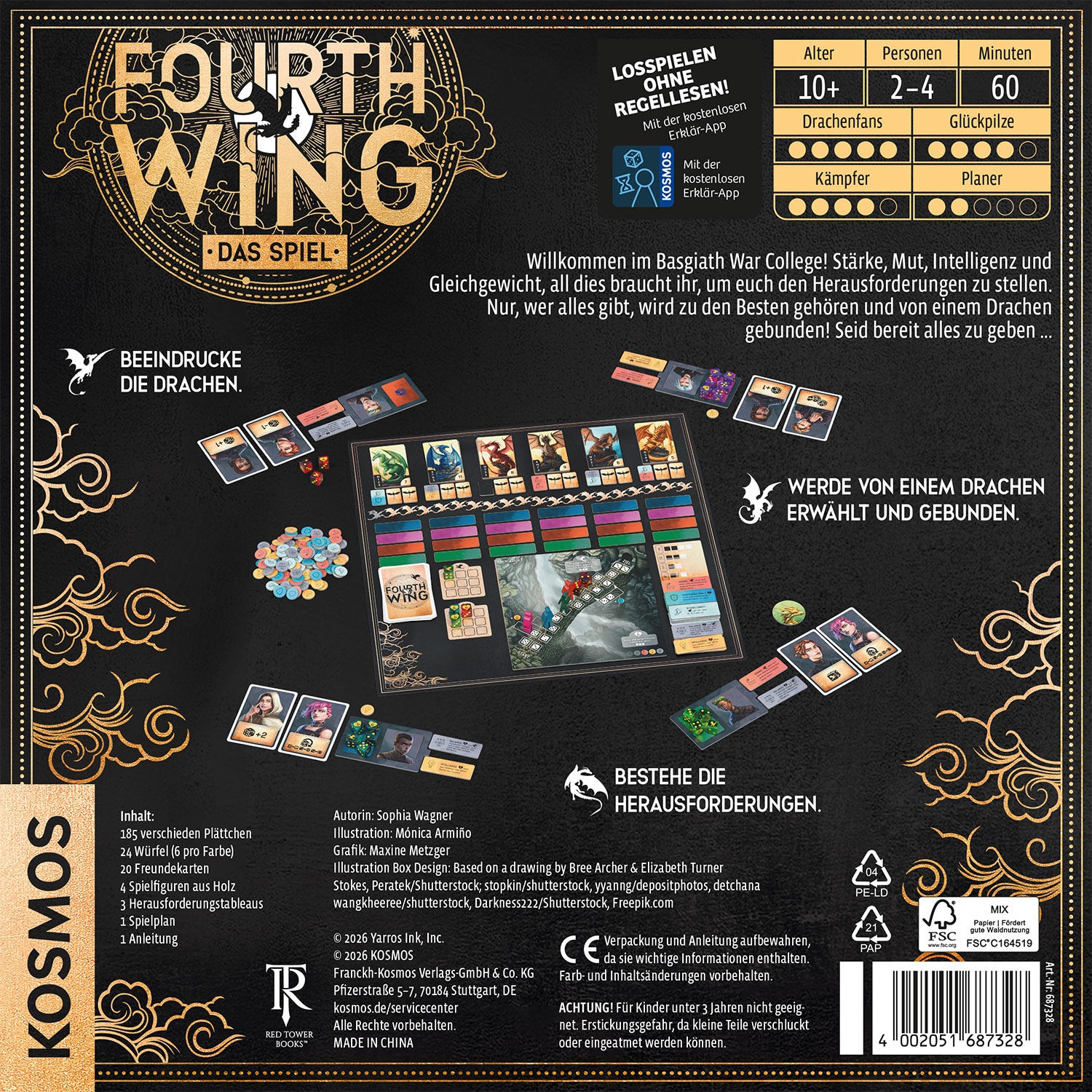 Kosmos Spiel »Fourth Wing Das Spiel Die Wahl der Drachen«